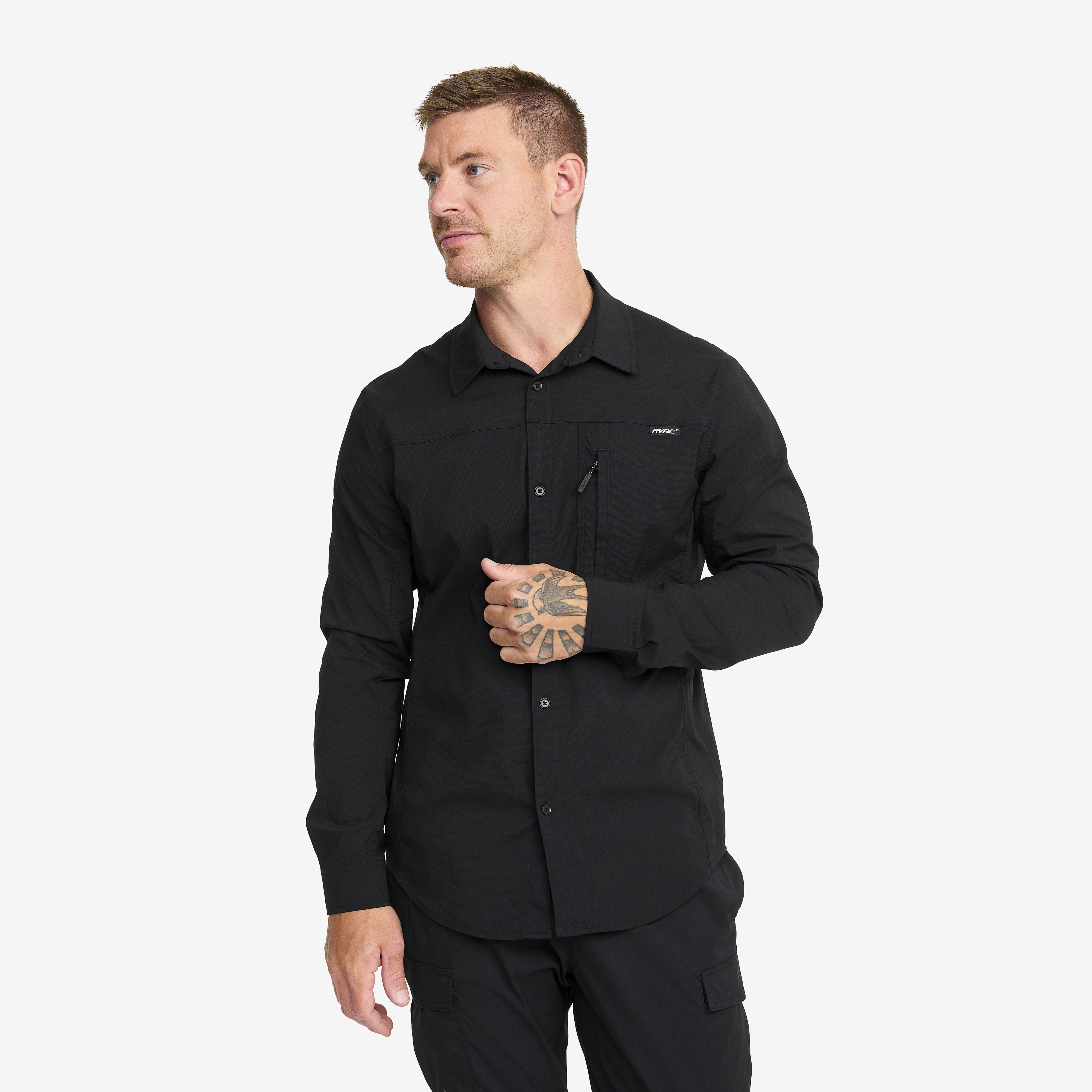 Preparation Stretch Shirt Black Herren