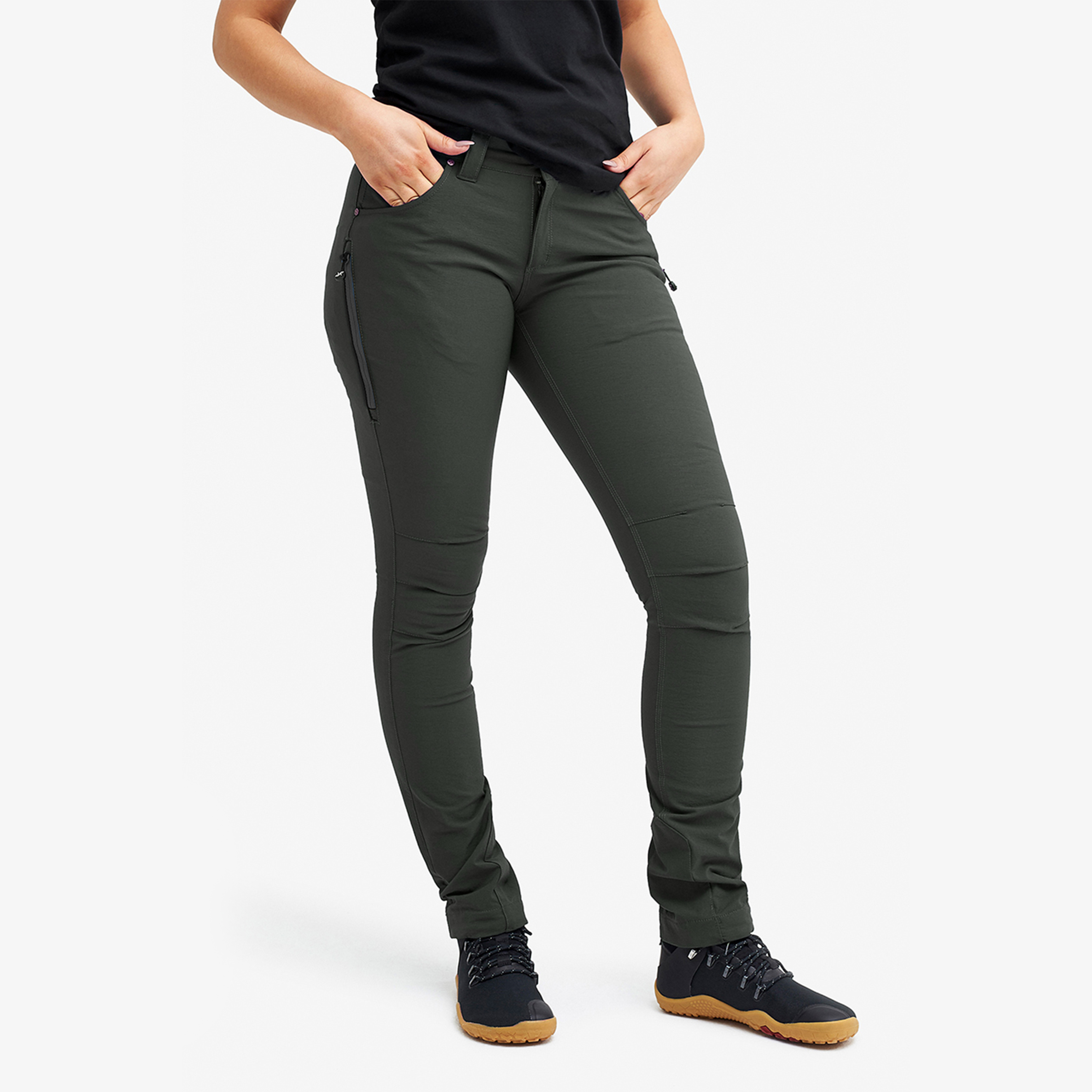 Adrenaline Outdoor Jeans – Dam – Pirate Black Storlek:M – Outdoor Jeans