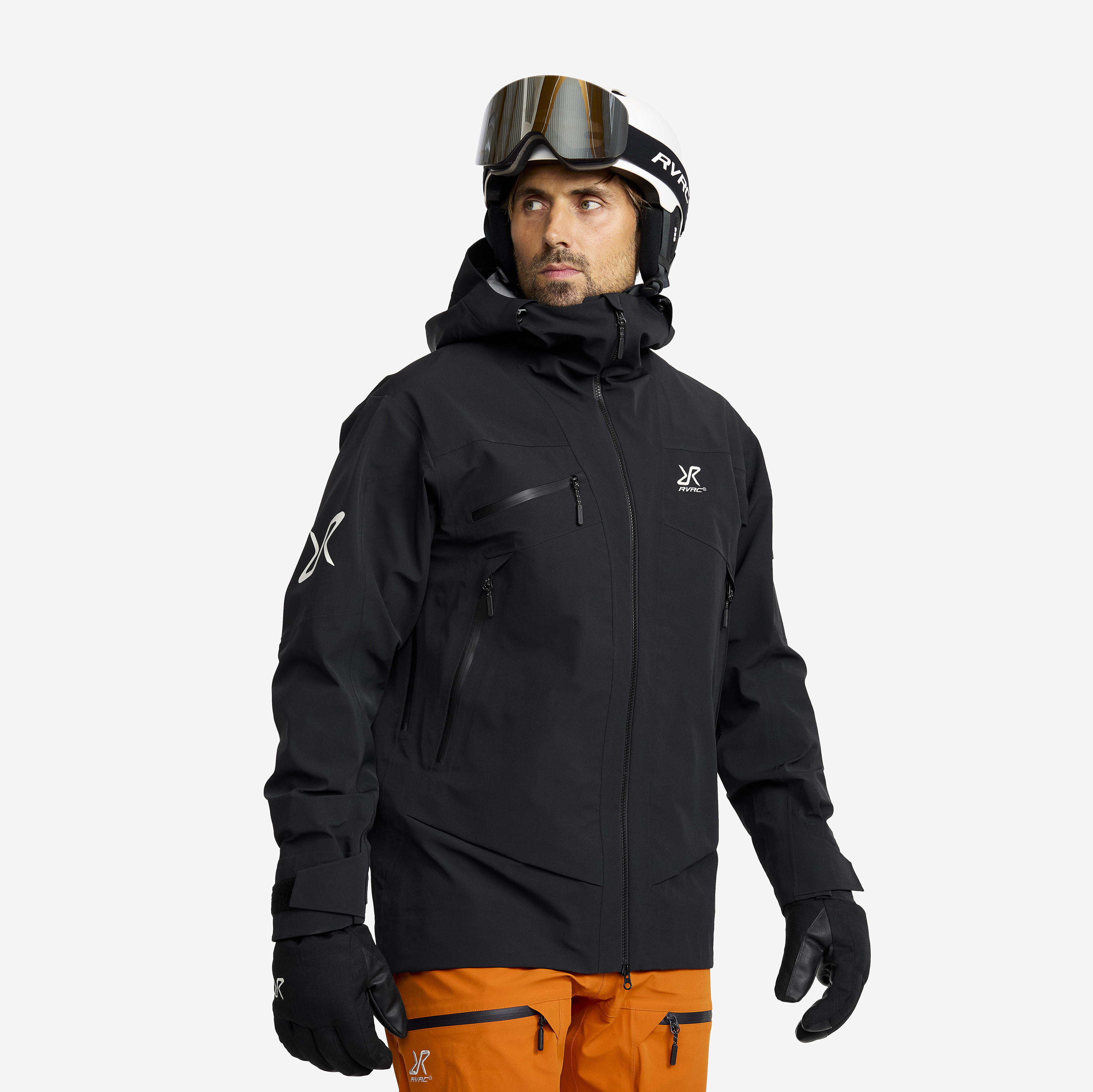 Atlas 3L Ski Jacket Miehet Black Koko:2XL – Ulkoilutakki Kuoritakki & Tuulitakki