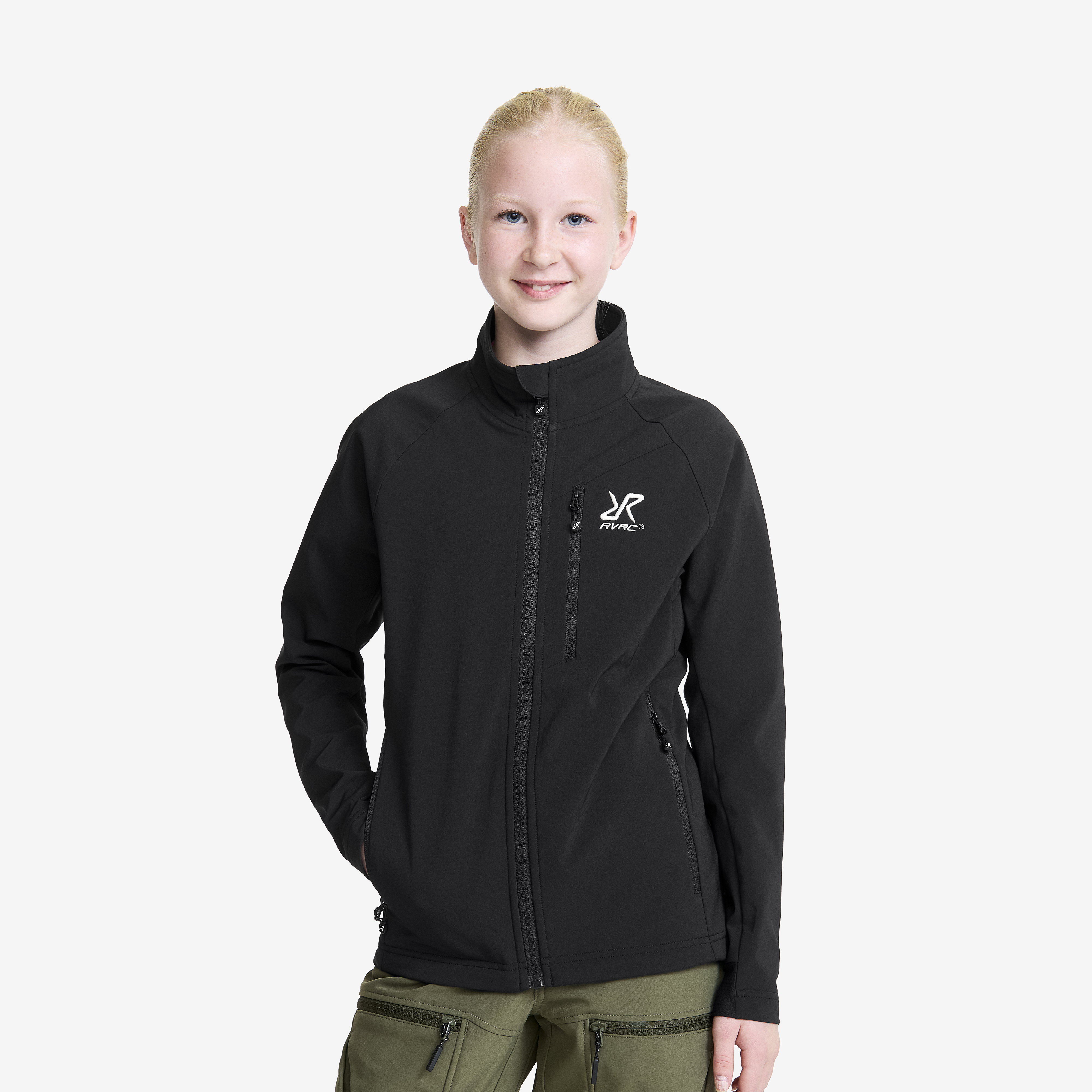 Exciter Light Softshell Jacket Black Teens