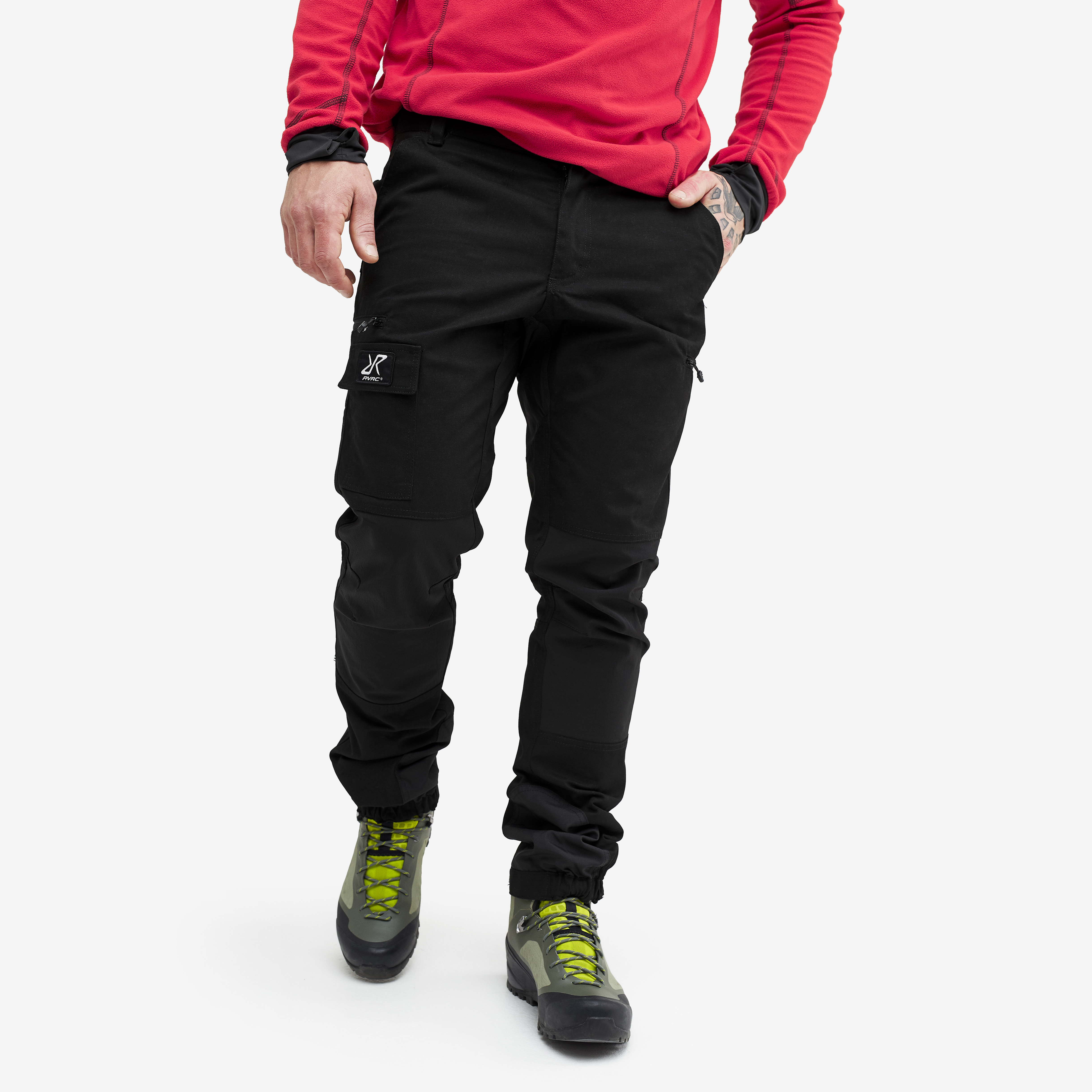 Nordwand outdoor pants for men in black