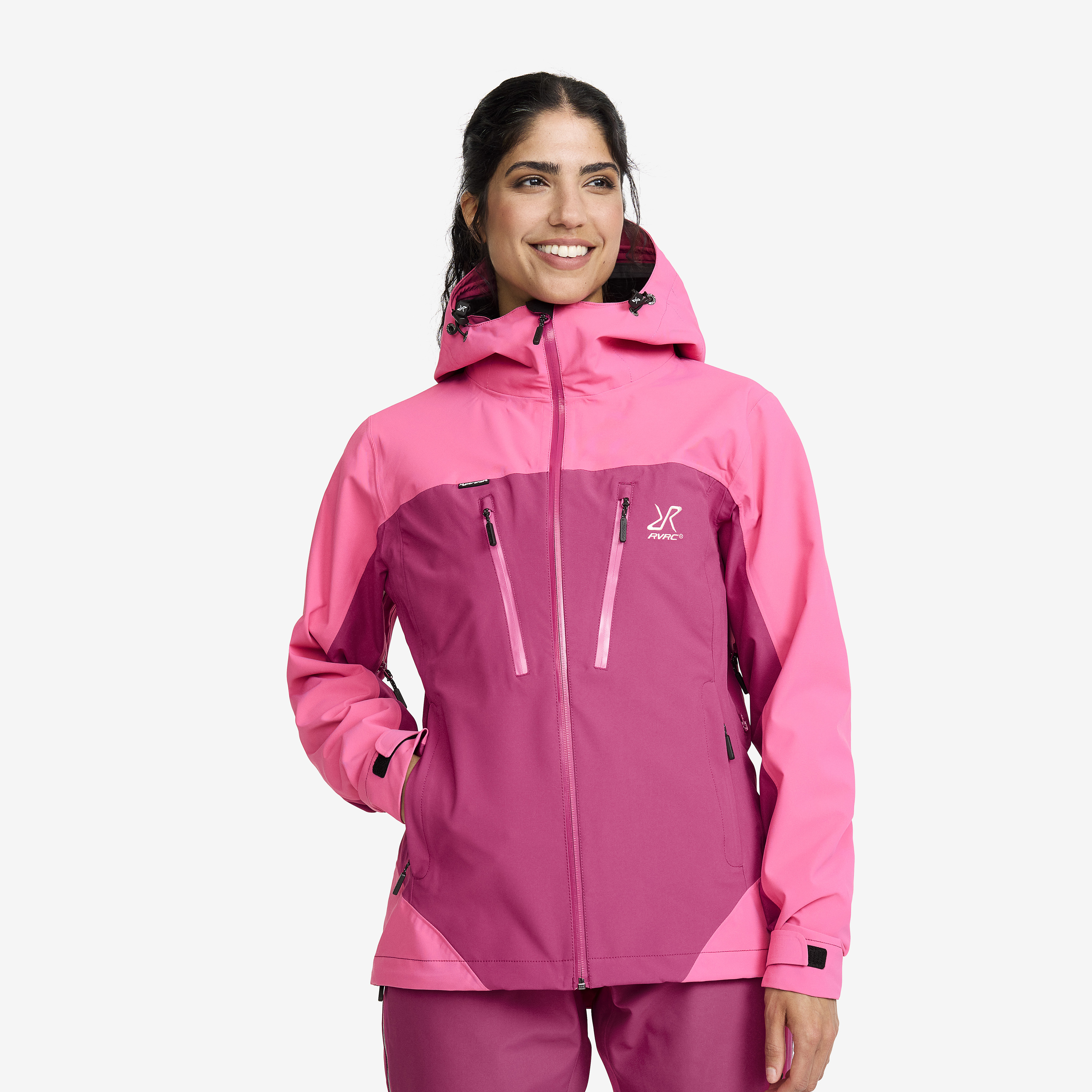 Silence Proshell 3L Jacket Ibis Rose/Baton Rouge Damen,