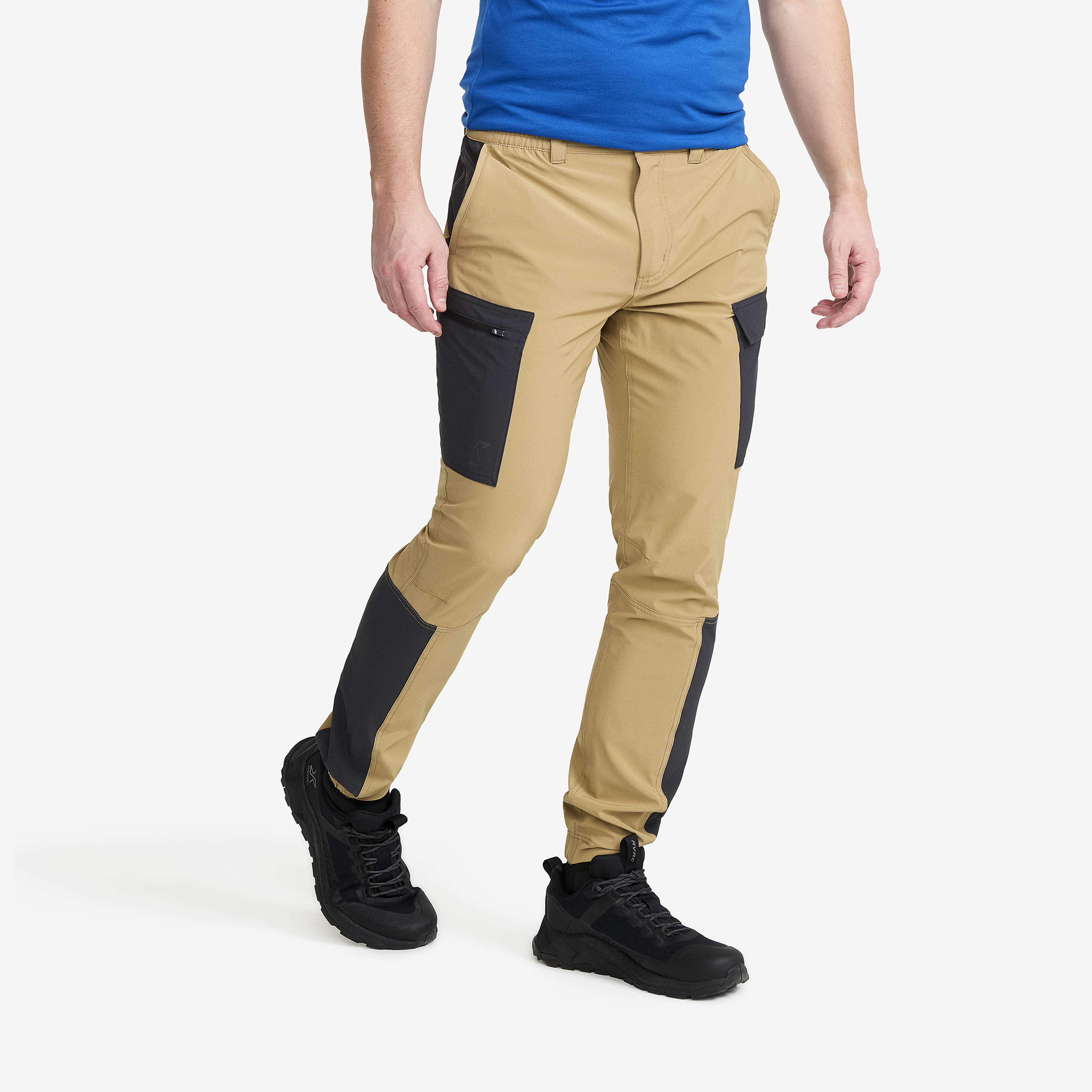 Verge Stretch Cargo Trousers Kelp Beige/Anthracite Men