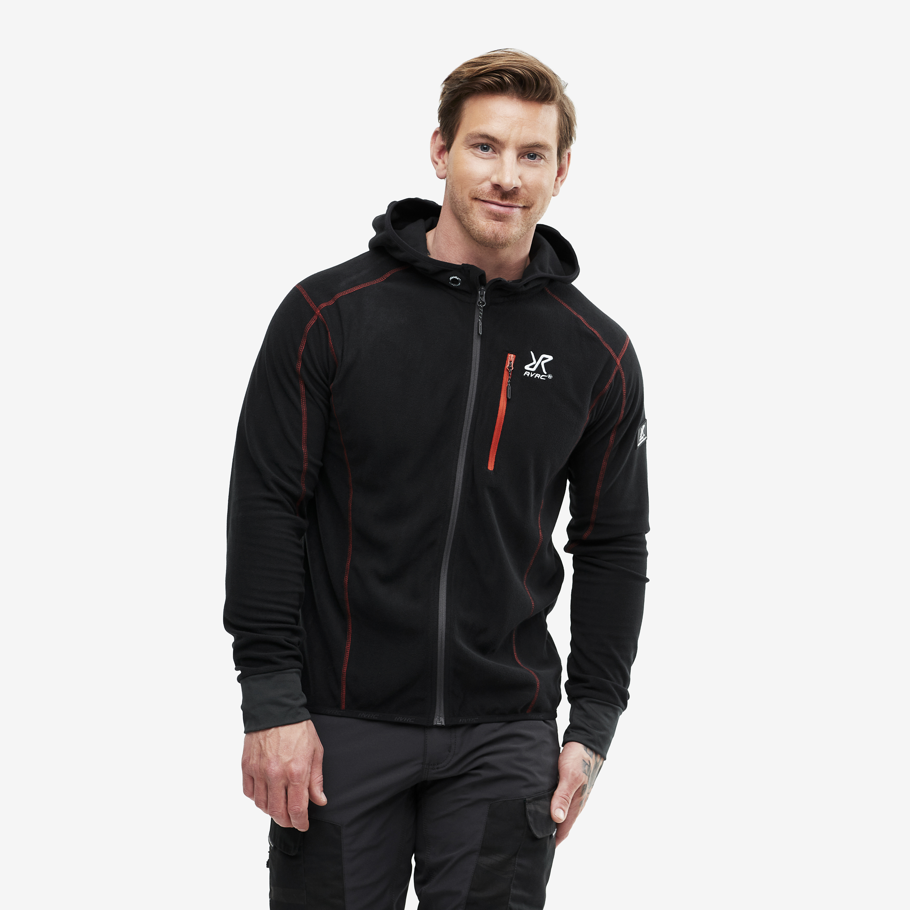 Trekker Hoodie Black Miehet