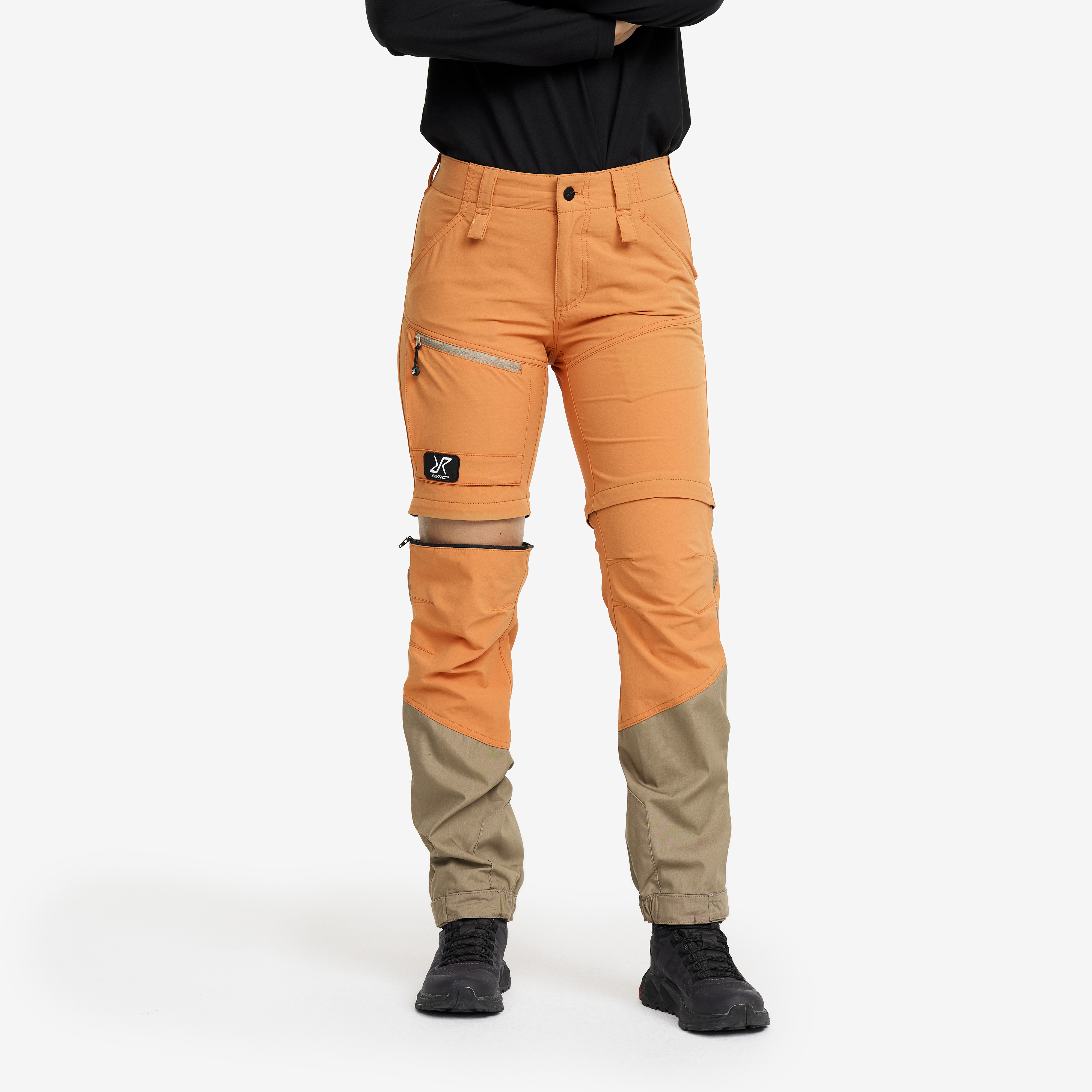 Range Pro Zip-off Pants Naiset Caramel/Brindle Koko:M – Zip-off-housut