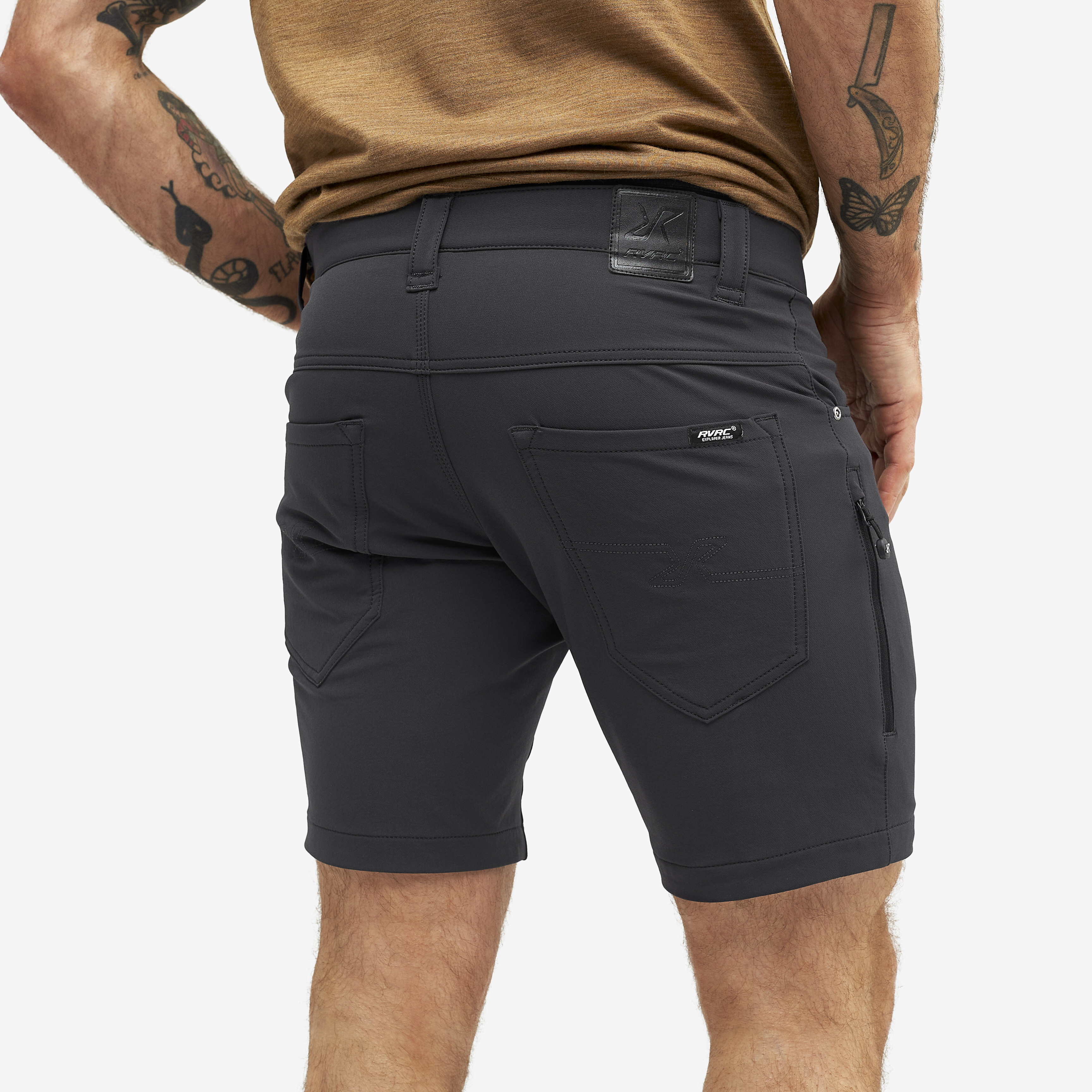 Explorer Outdoor Shorts Men Anthracite RevolutionRace