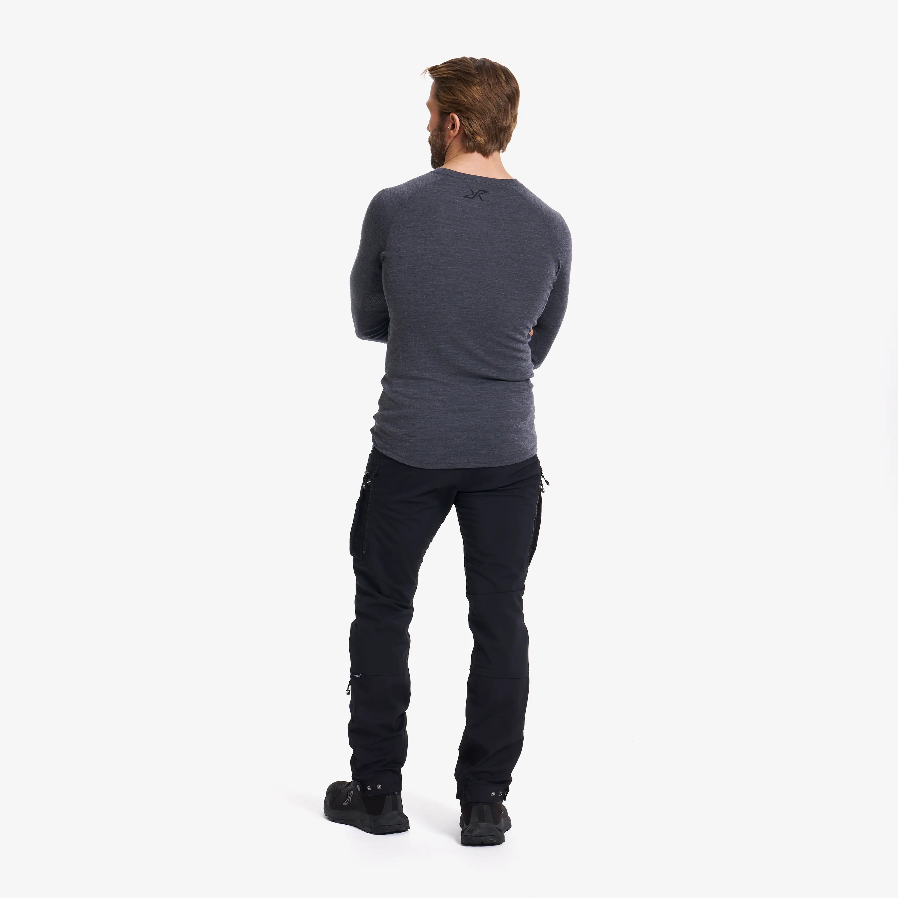 RevolutionRace RVRC GP Pro Pants Heren, Duurzame Broeken voor Hiking en Andere Outdooractiviteiten, Jet Black, XS