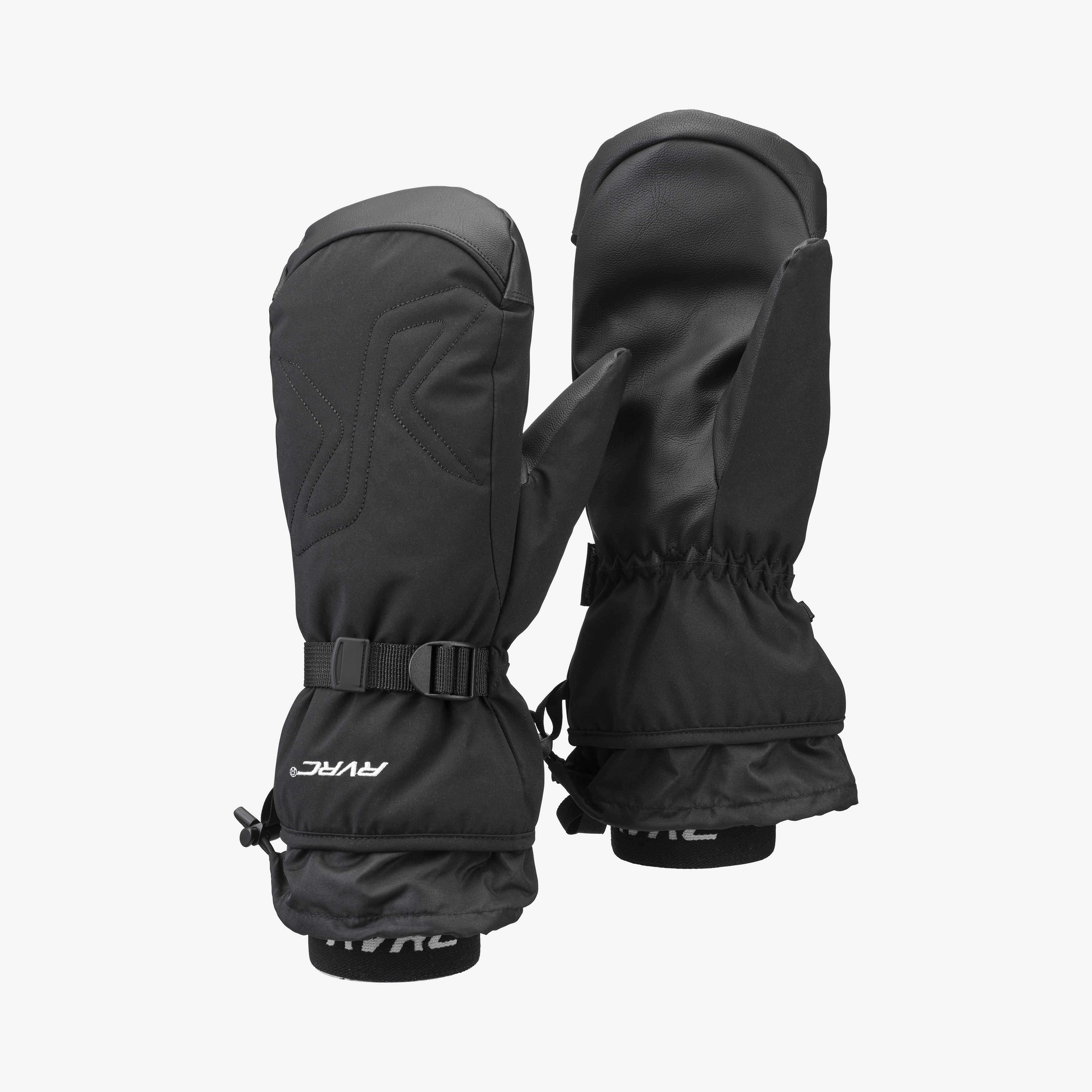 Halo Waterproof Ski Mittens Black, 