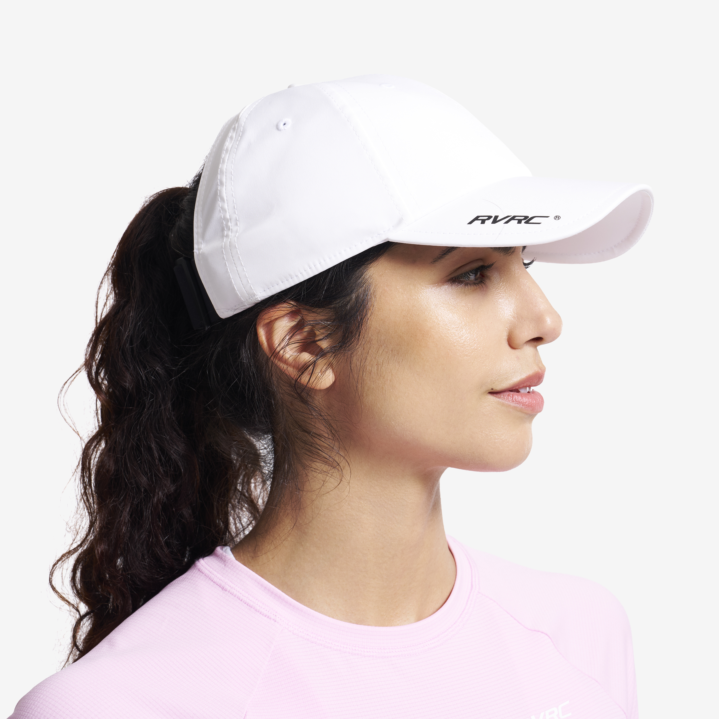 Ponytail Cap White Women,