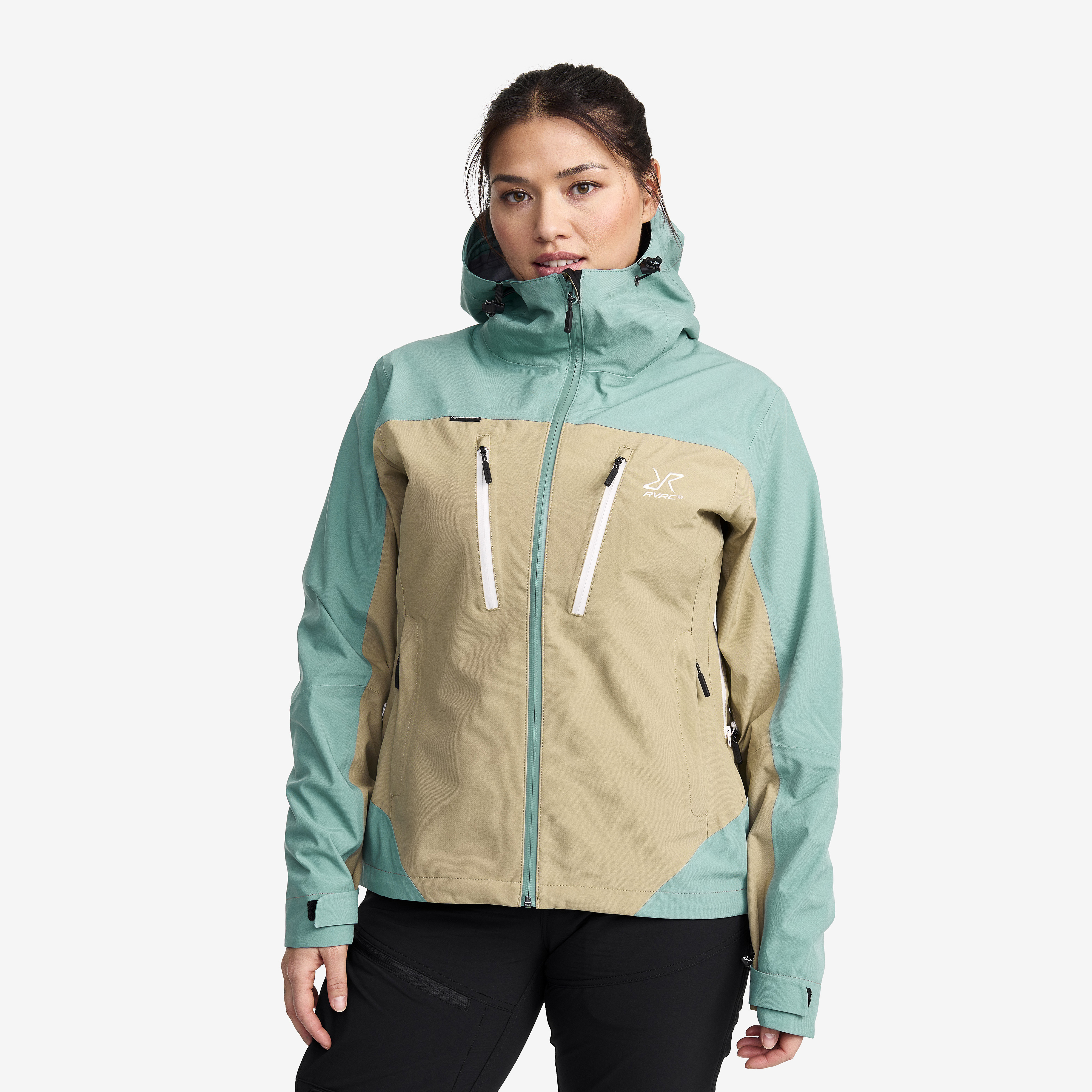 Silence Proshell 3L Jacket – Dam – Arctic/Khaki Storlek:M – Skaljacka & Vindjacka