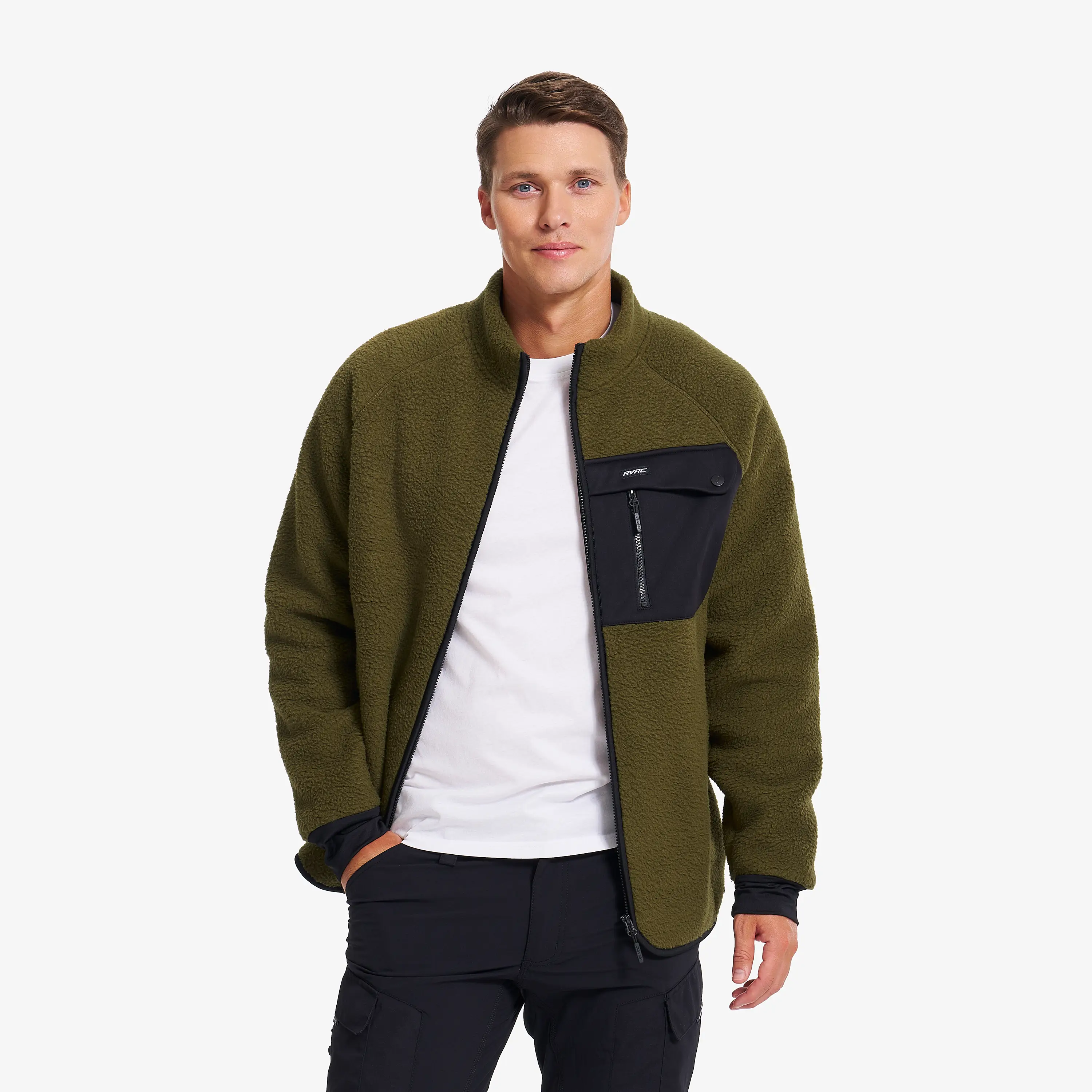 Sherpa Full-zip Fleece Jacket