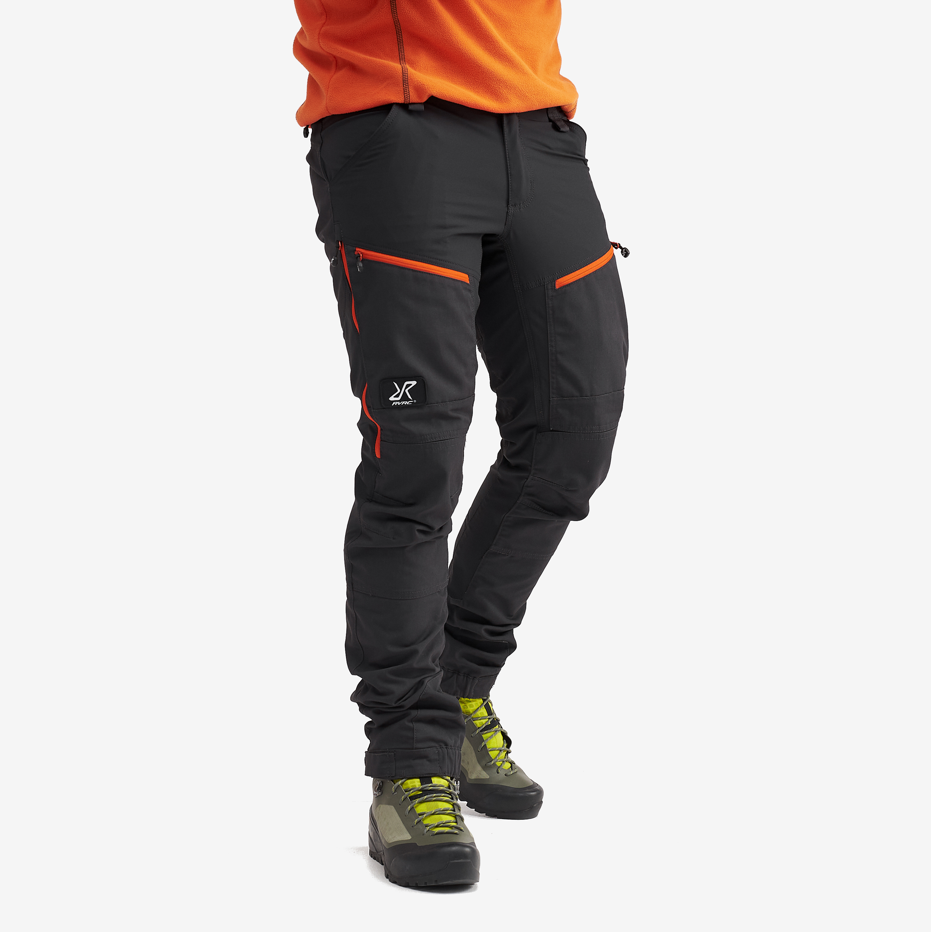 RVRC GP Pro Pants – Herr – Grey/Orange Storlek:S – Friluftsbyxor & Fritidsbyxor