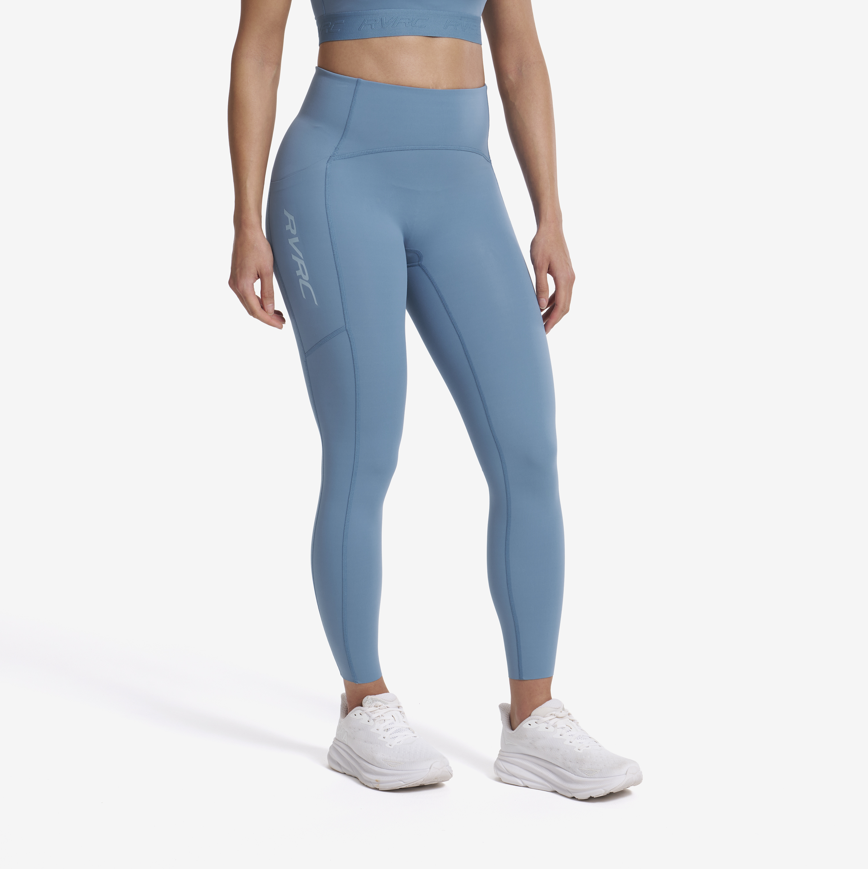Aero Pocket Running Leggings Dame Captain's Blue, Størrelse:2XL - Outdoor Tights