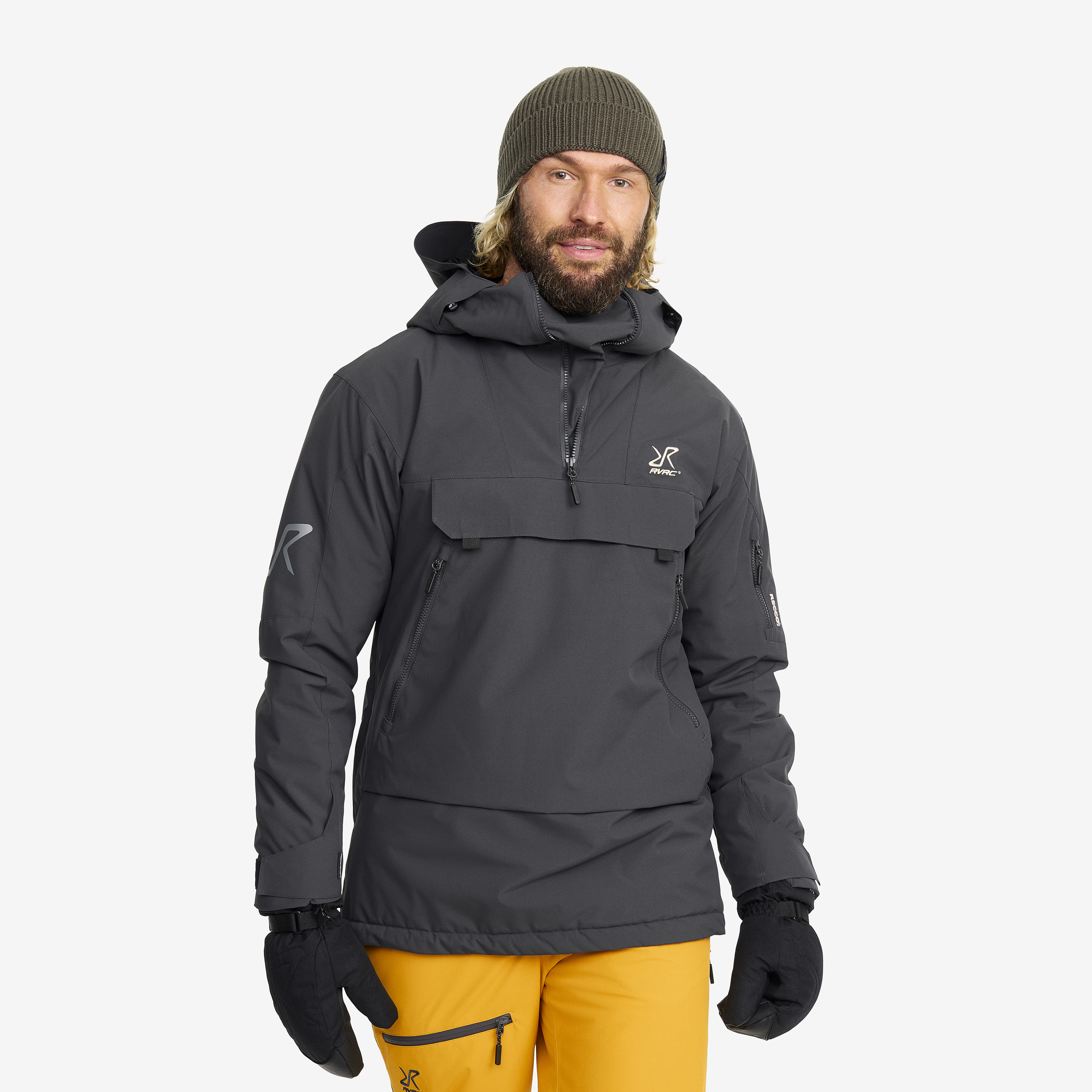 Halo 2L Insulated Ski Anorak Anthracite Męskie