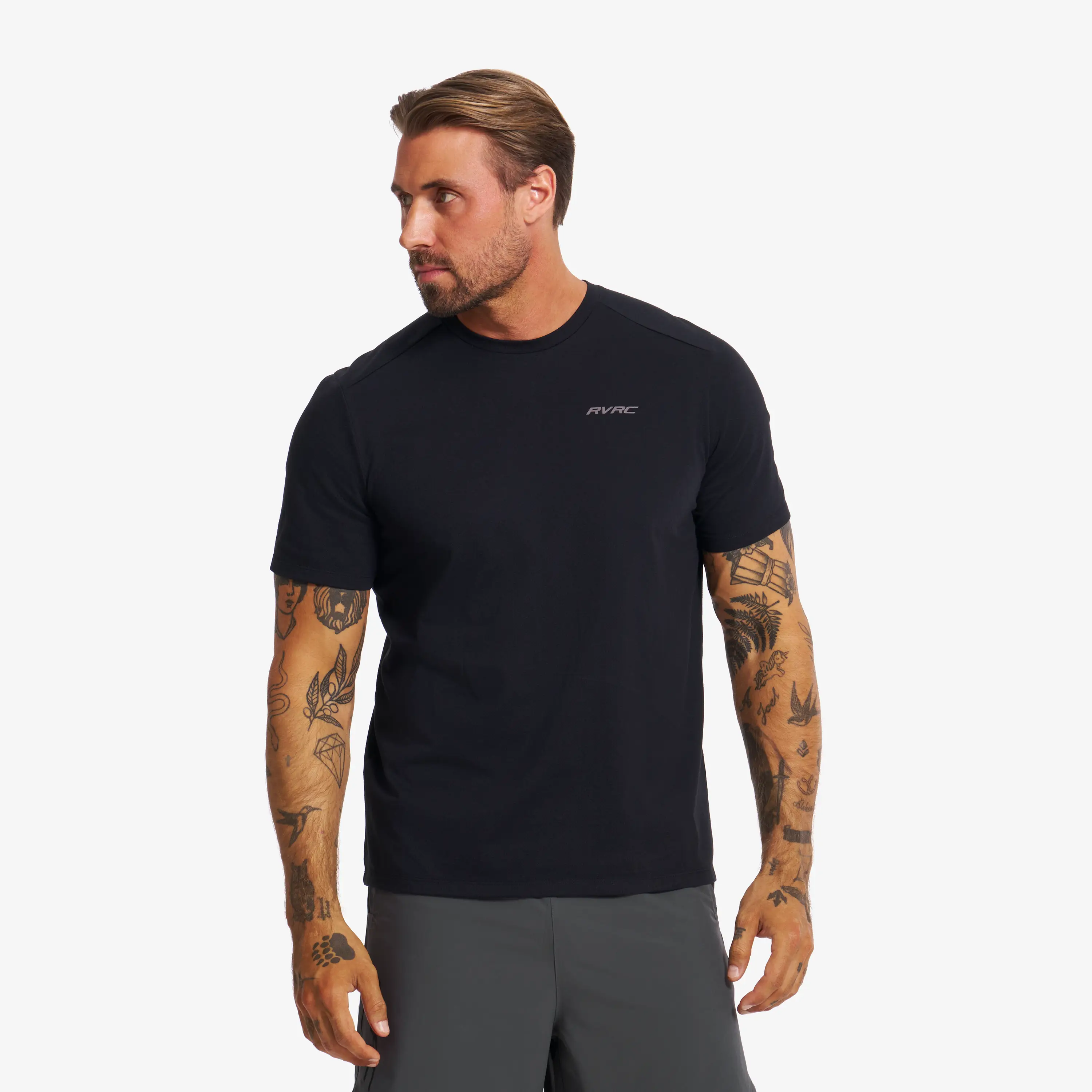 Performance Soft Mesh T-shirt Black Herren, 