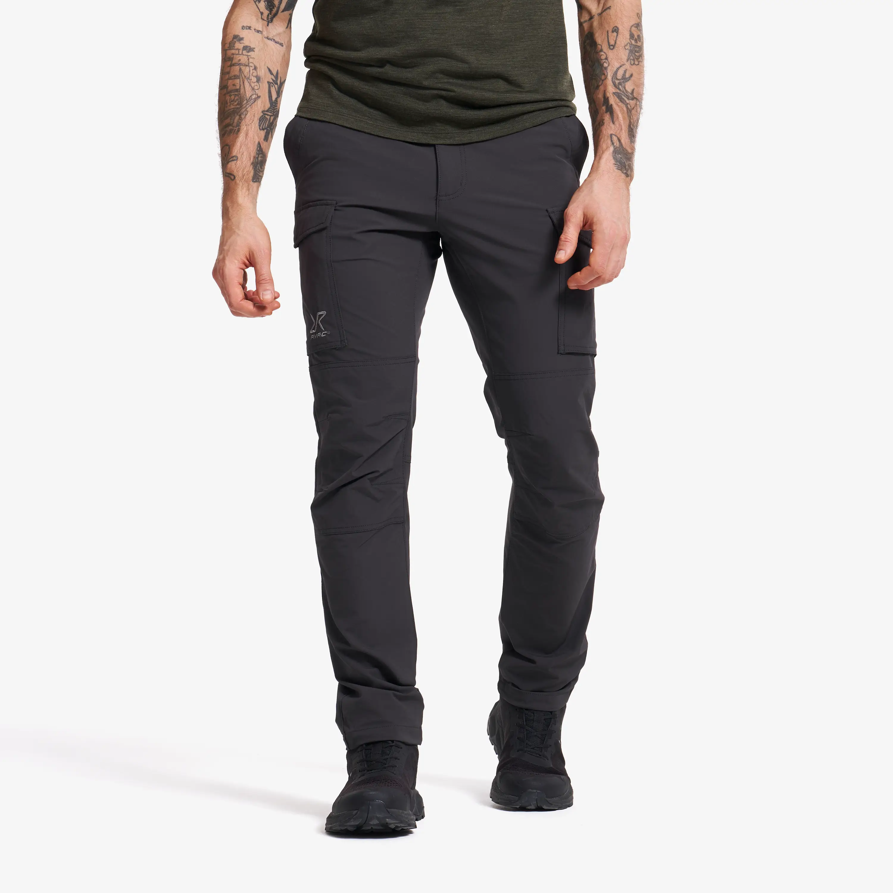Adventure Cargo Stretch Pants Herre Anthracite, Størrelse:2XL - Outdoorbukse, Vandrebukse & Trekkingbukse
