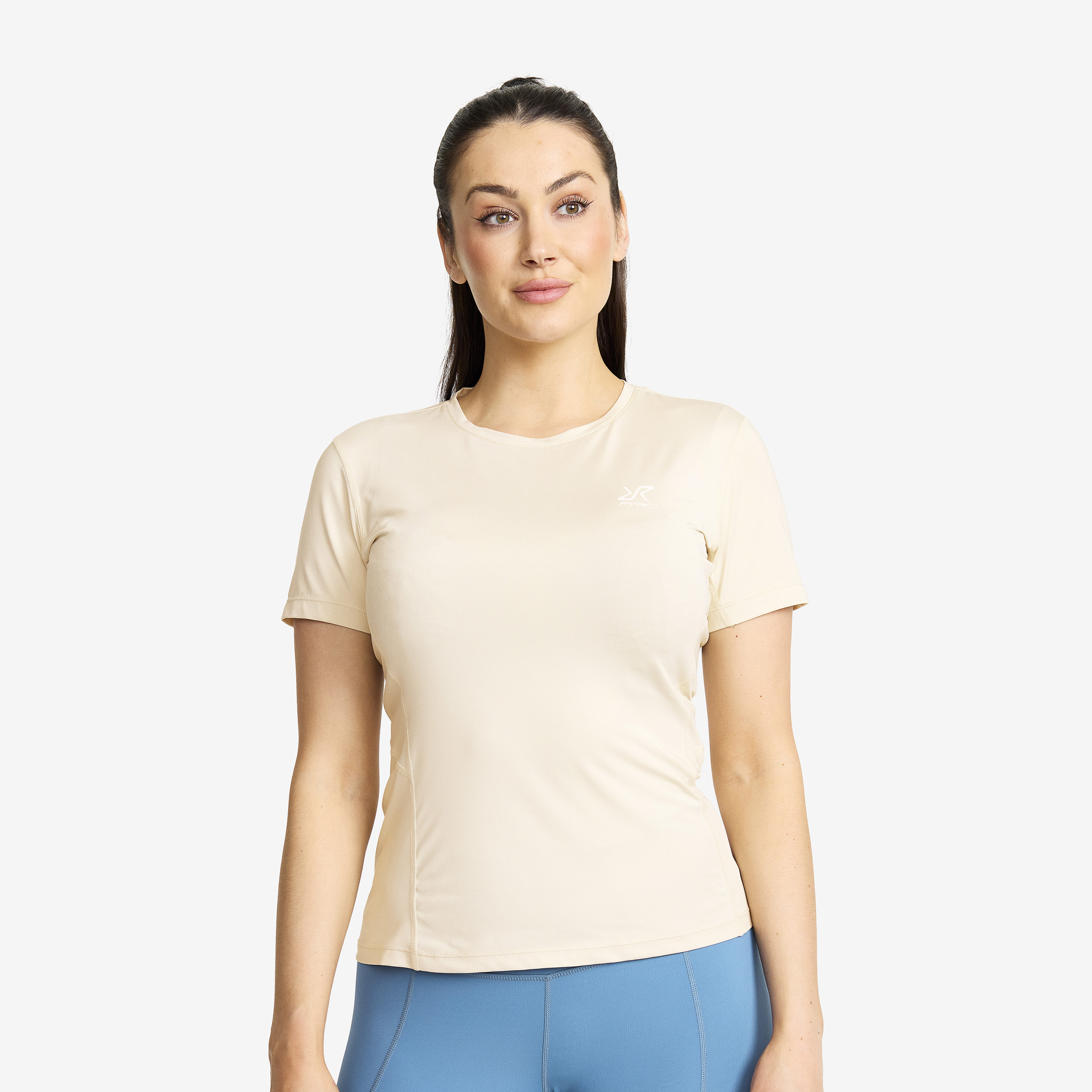 Stride Active T-shirt  Oatmeal Dame