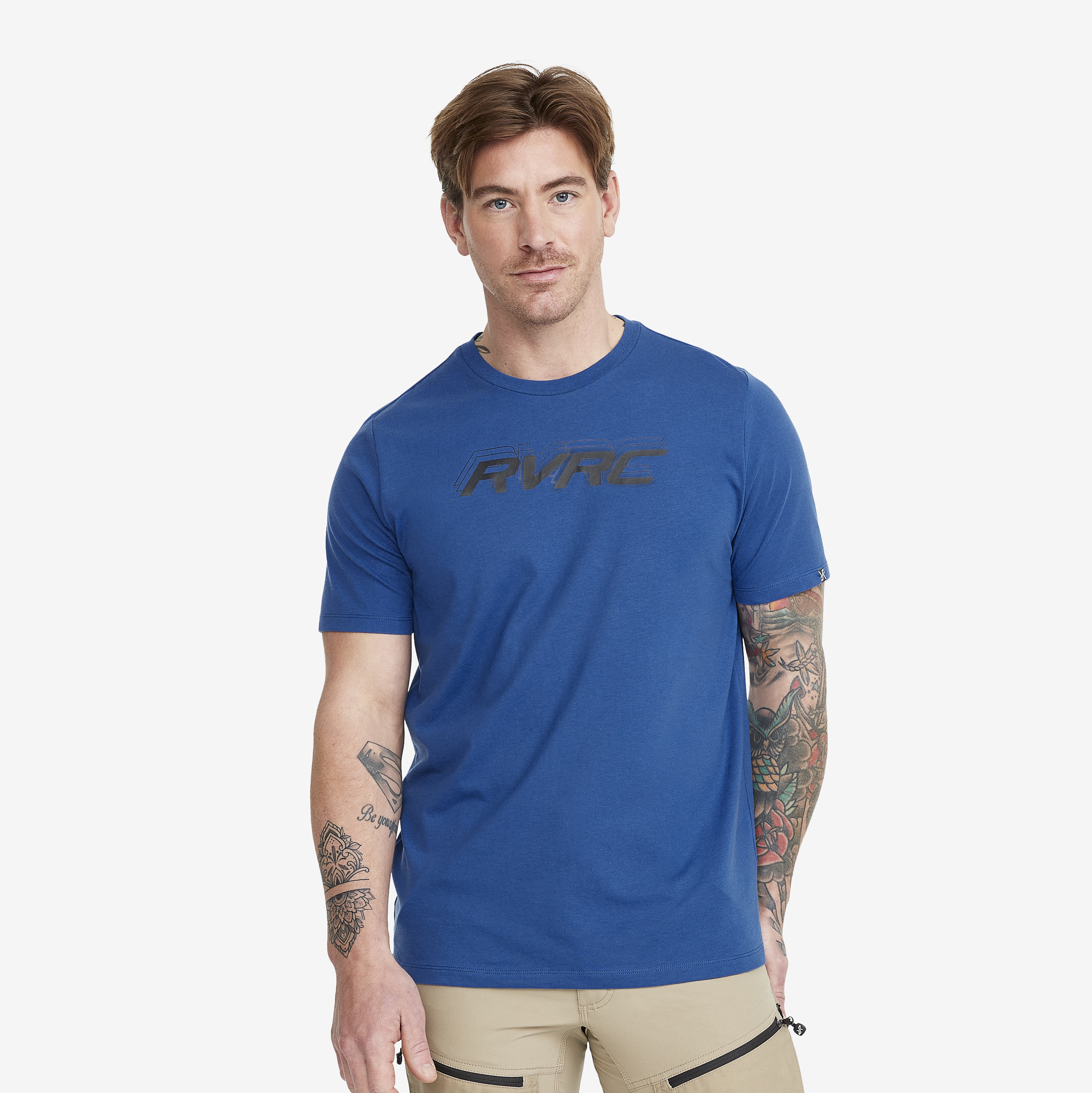 Camper Tee – Herr – True Blue Storlek:M – Herr > Tröjor > T-shirts