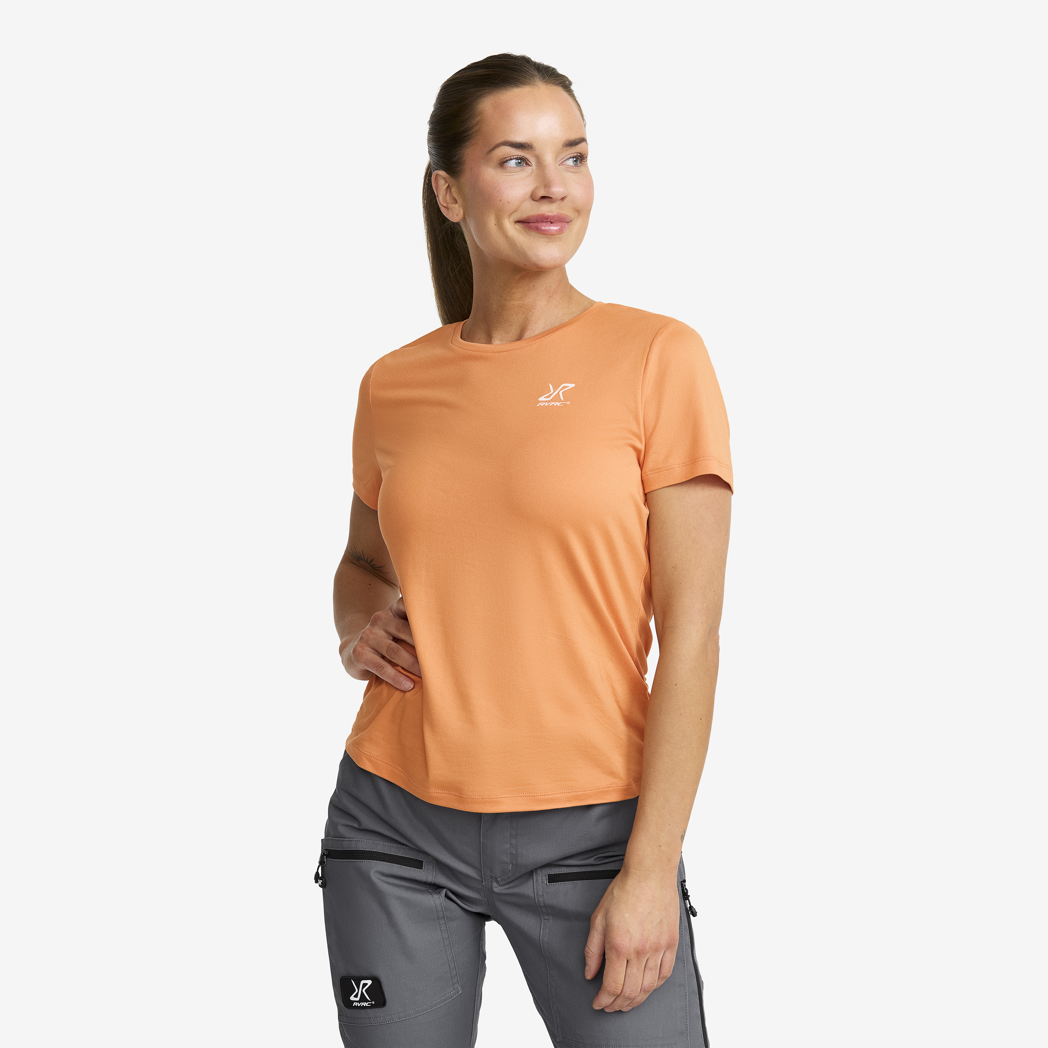 Mission T-shirt Copper Tan Damen