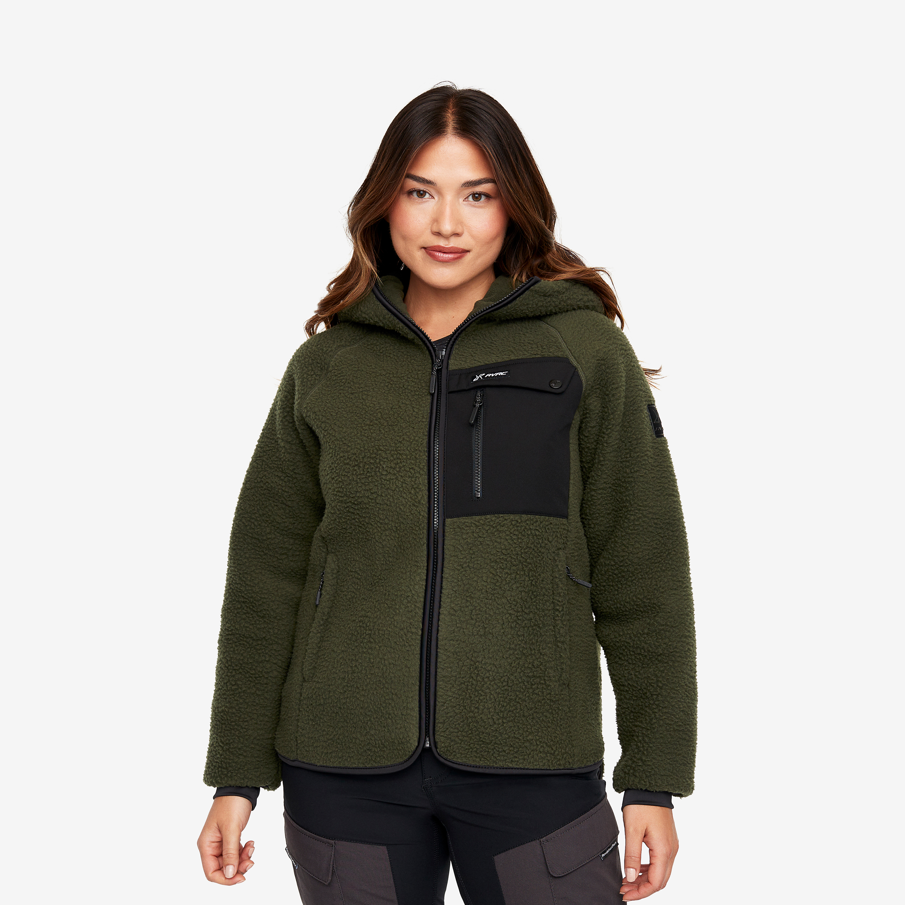 Sherpa Hoodie Forest Night Dam