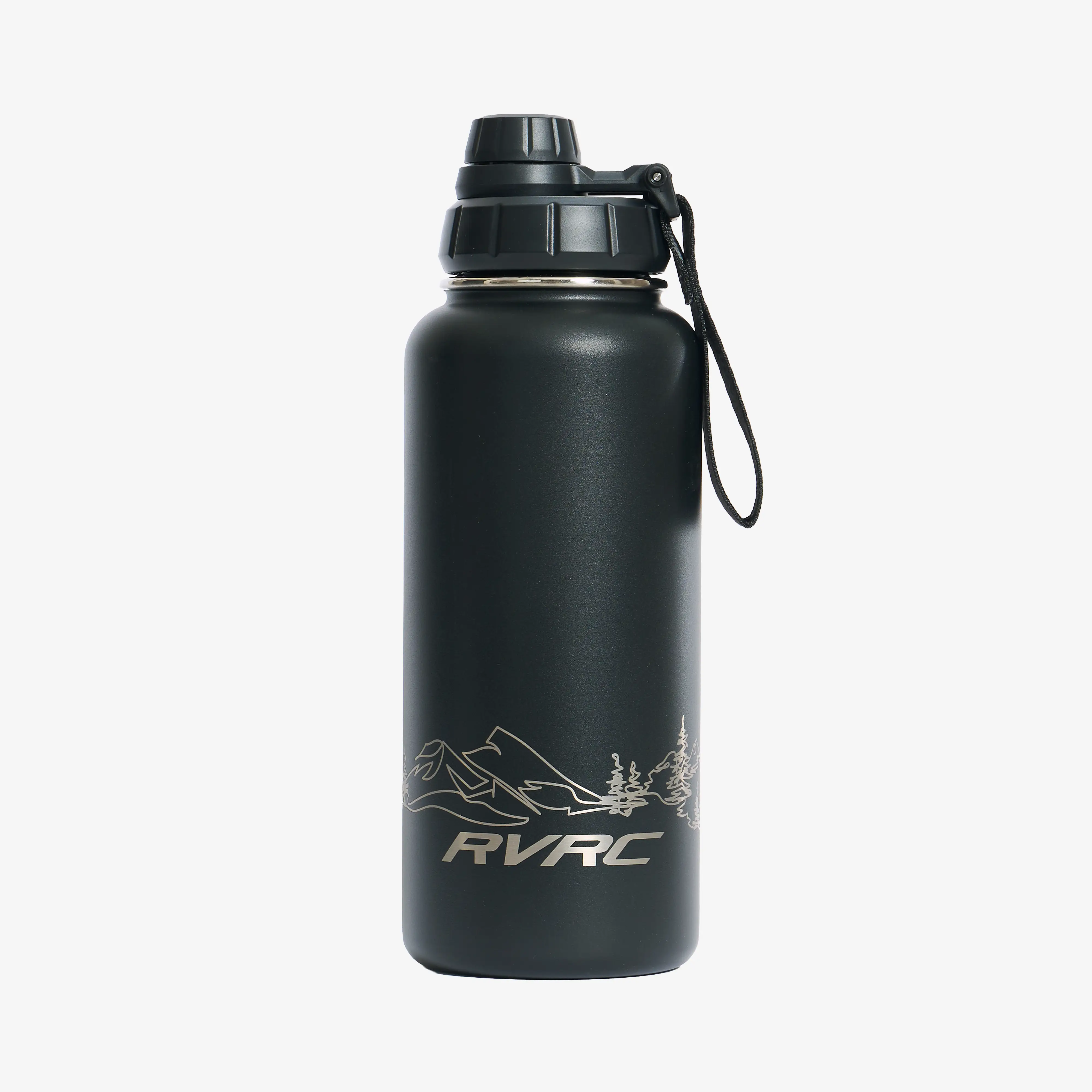 Insulated Water Bottle 32 Oz Black, 