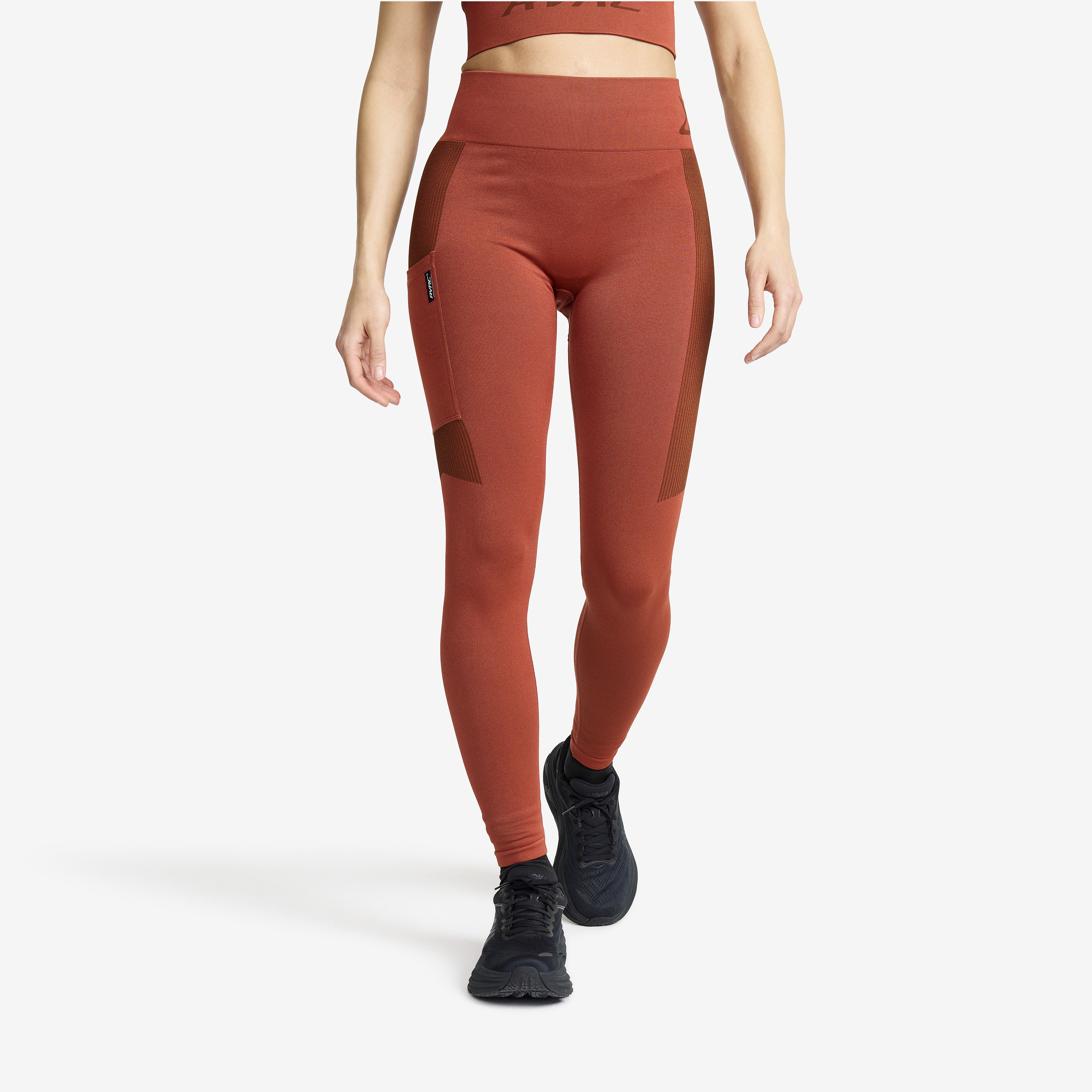 Descent Seamless Tights Cinnabar Dam