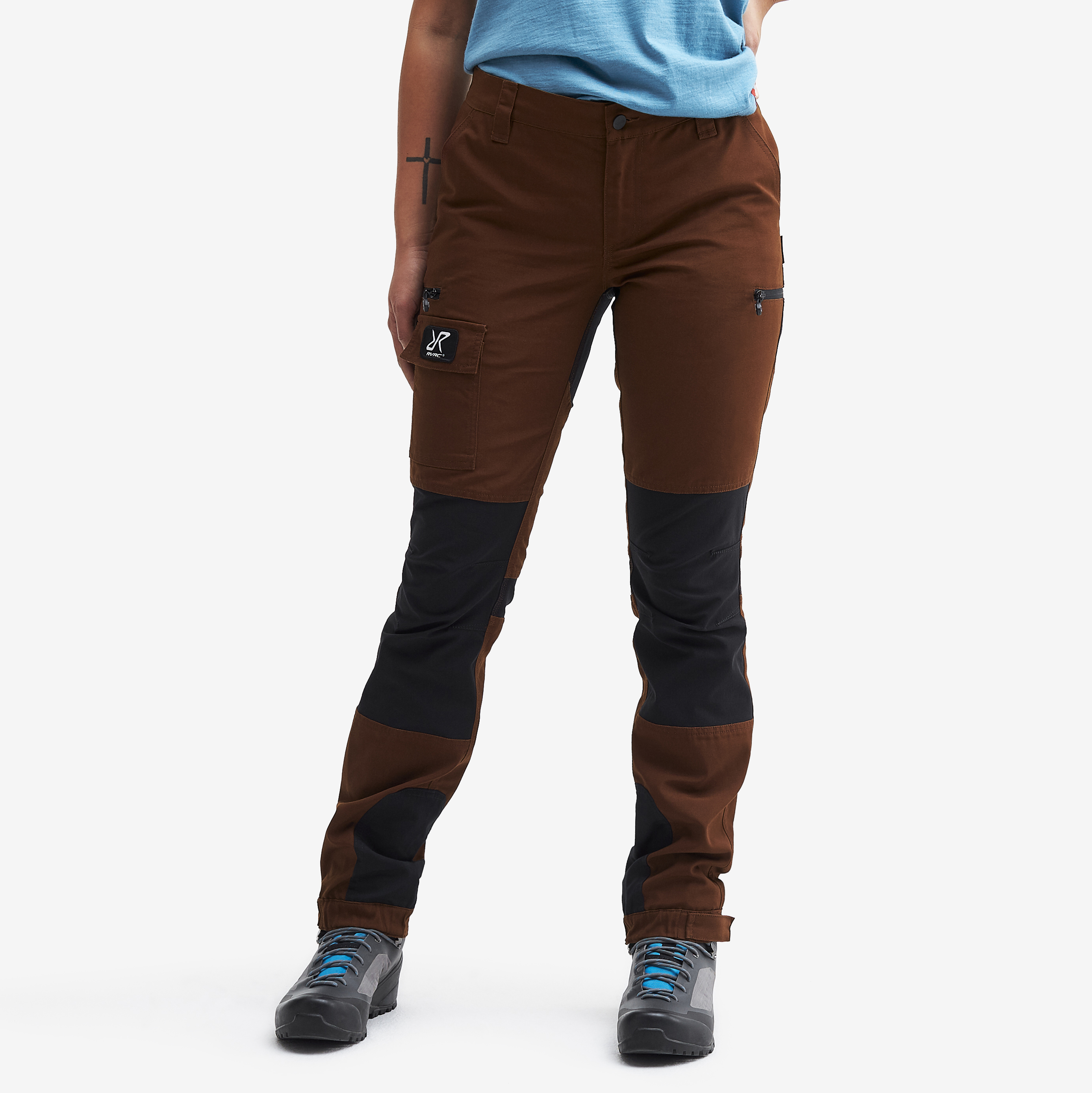Nordwand outdoor pants for women in brown