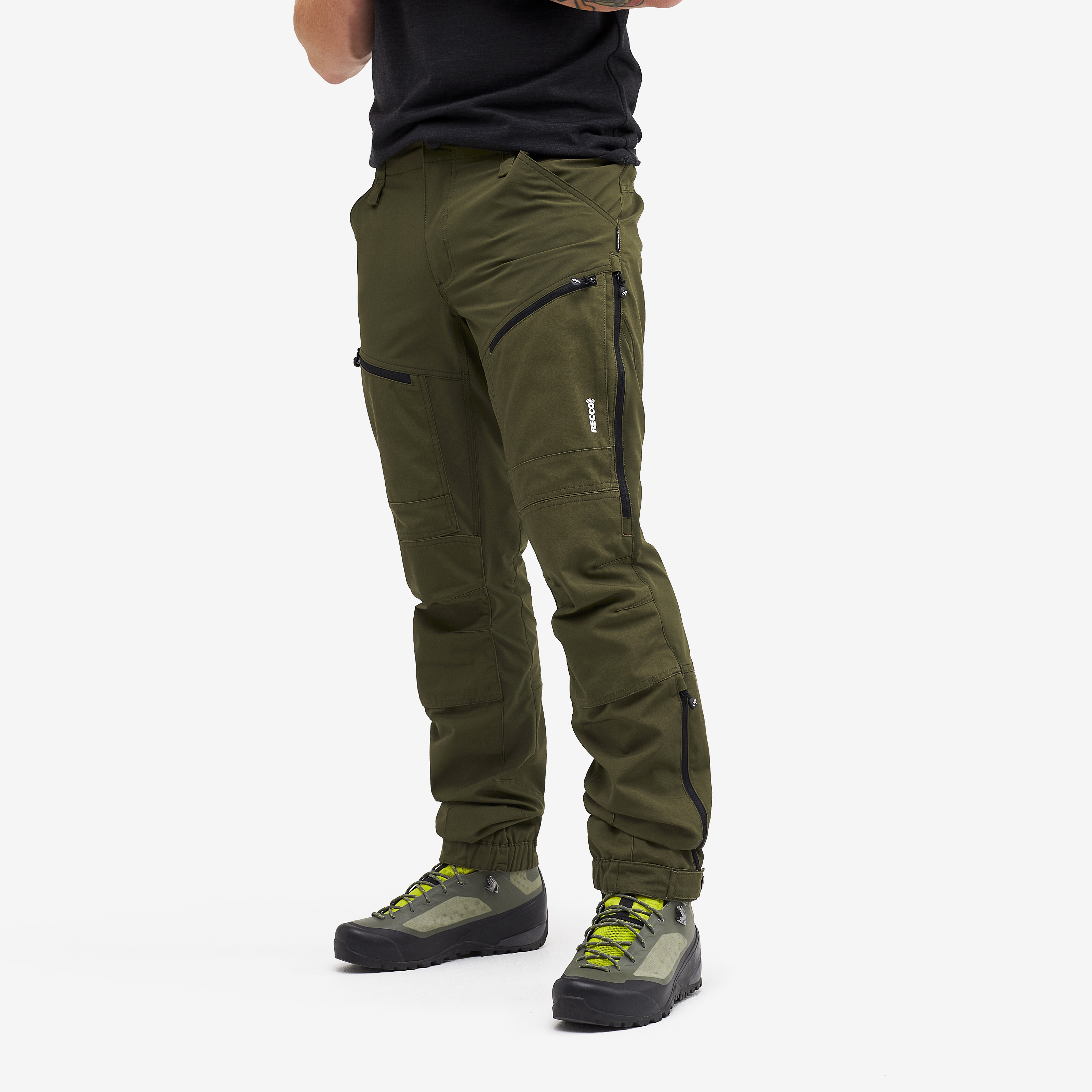 RVRC GP Pro Rescue turistické kalhoty pro muže v zelené barvě