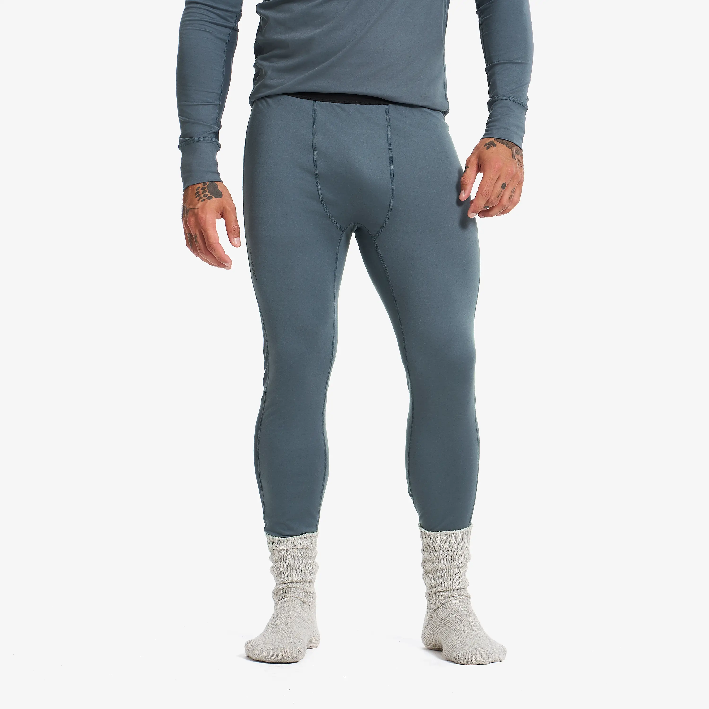 Downhill Base Layer Pants Herre Turbulence/India Ink