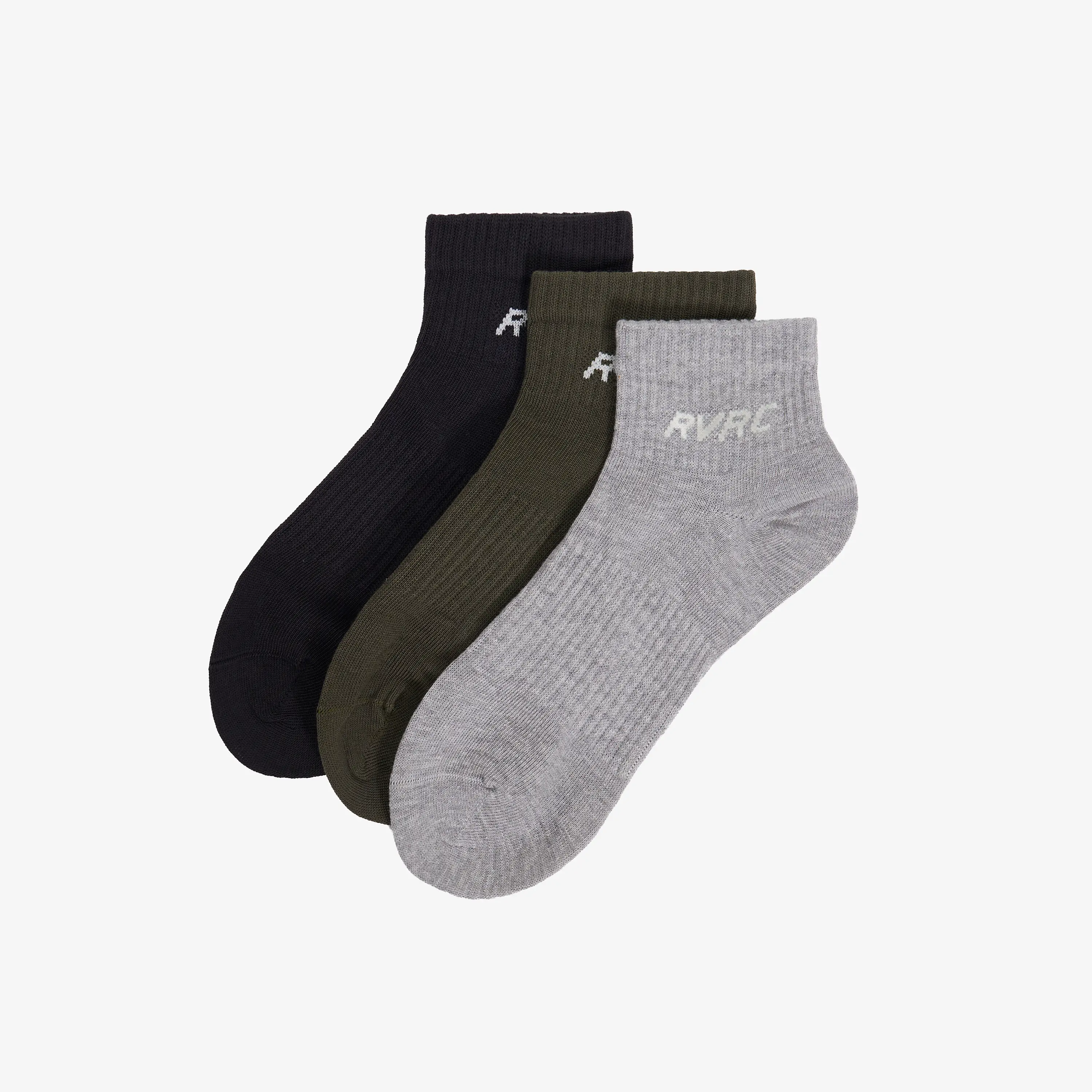 3-pack Daily Low Socks Kalamata/Grey Melange, 