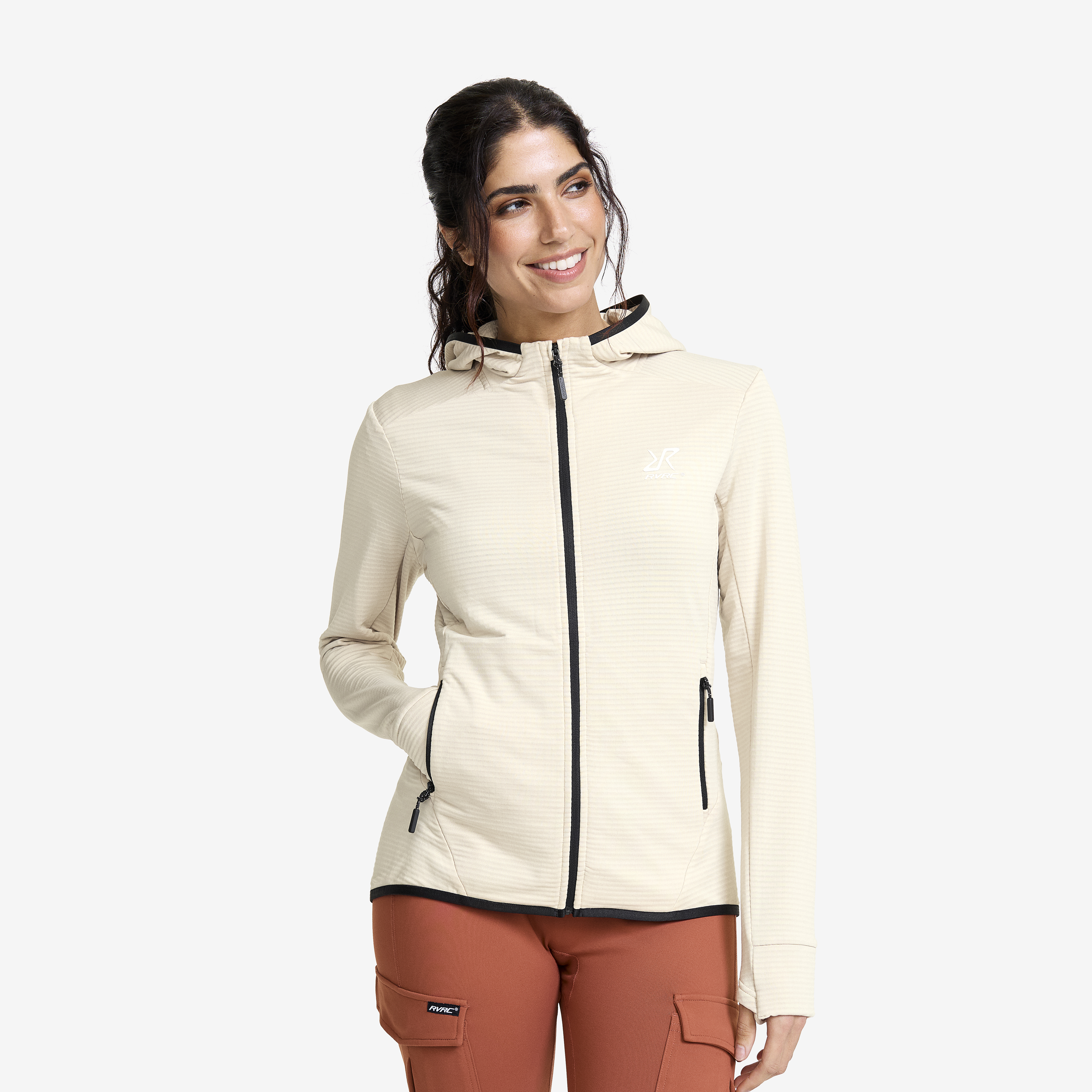 Waffle Hoodie Peyote Damen