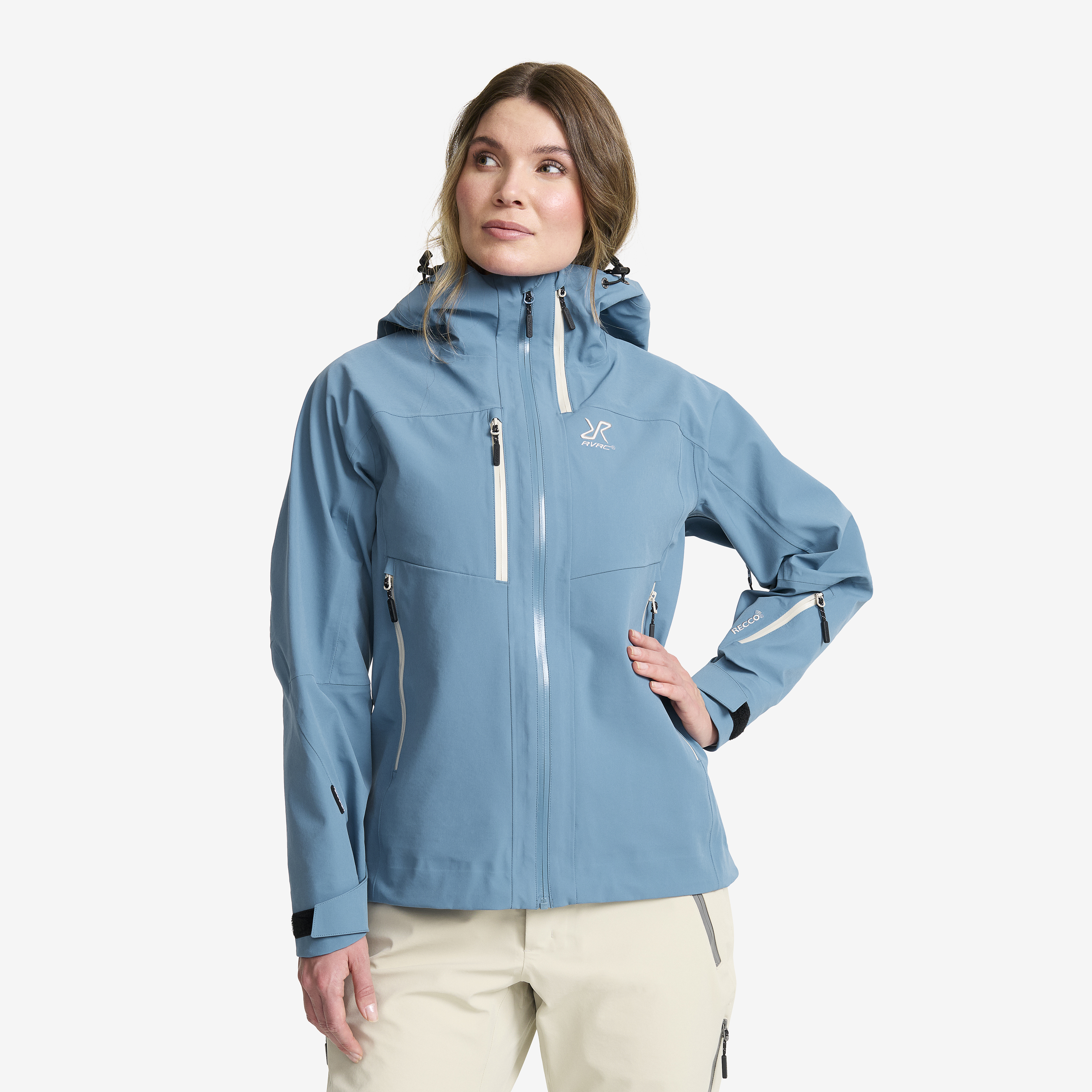 Cyclone 3L Shell Jacket Captain's Blue Damen