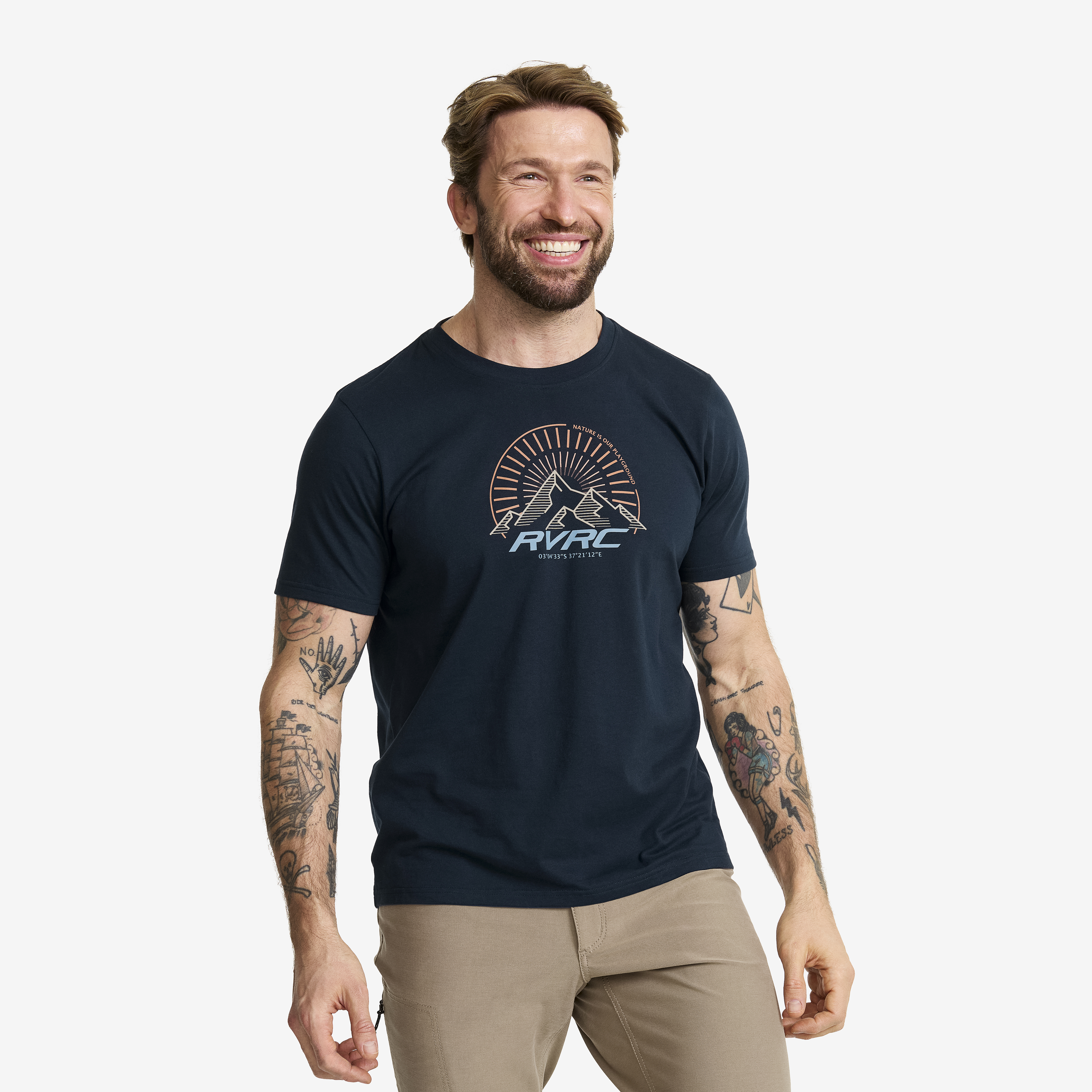 Easy Graphic T-shirt Blueberry Men