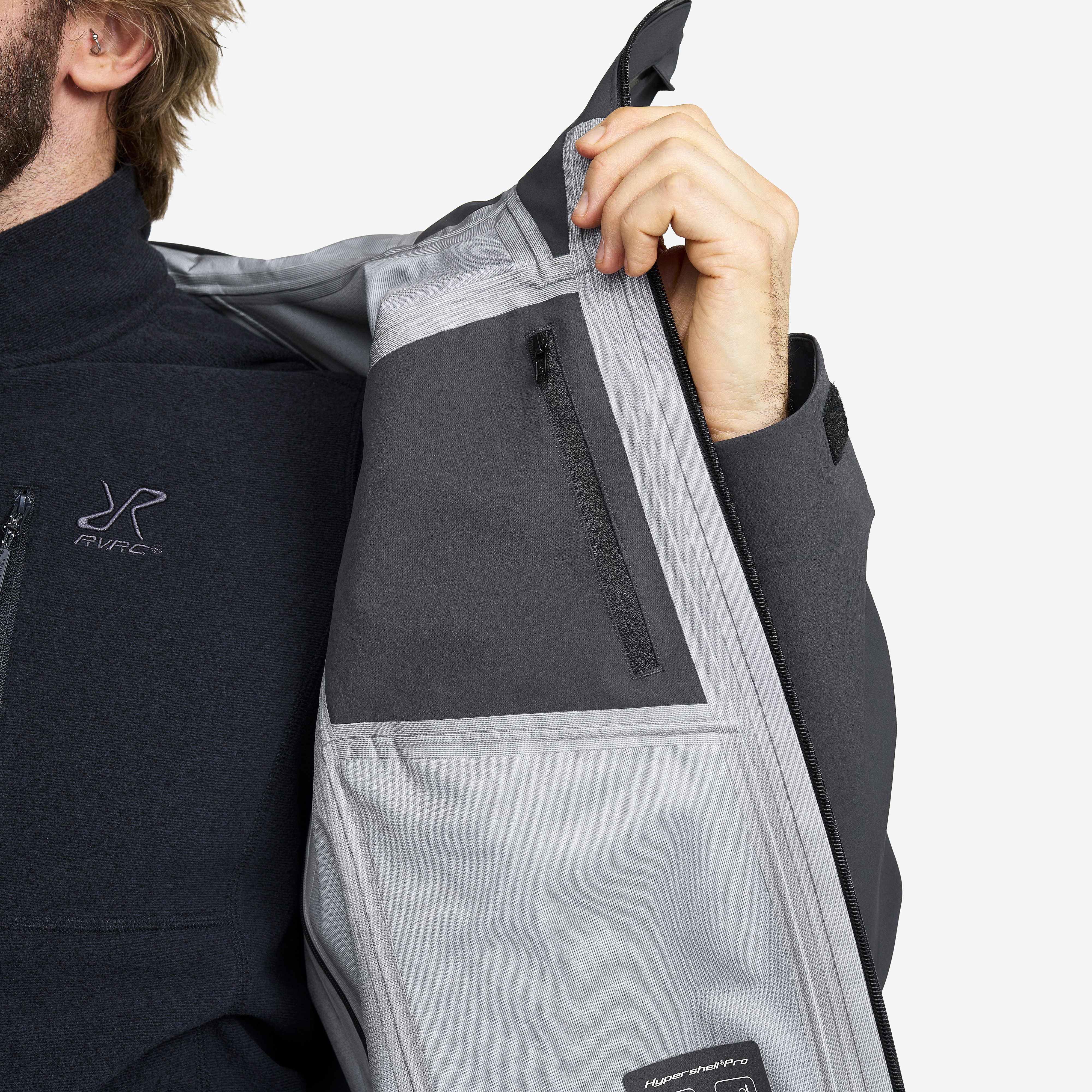 Cyclone Shells Cyclone 3L Shell Jacket Herre Anthracite | RevolutionRace