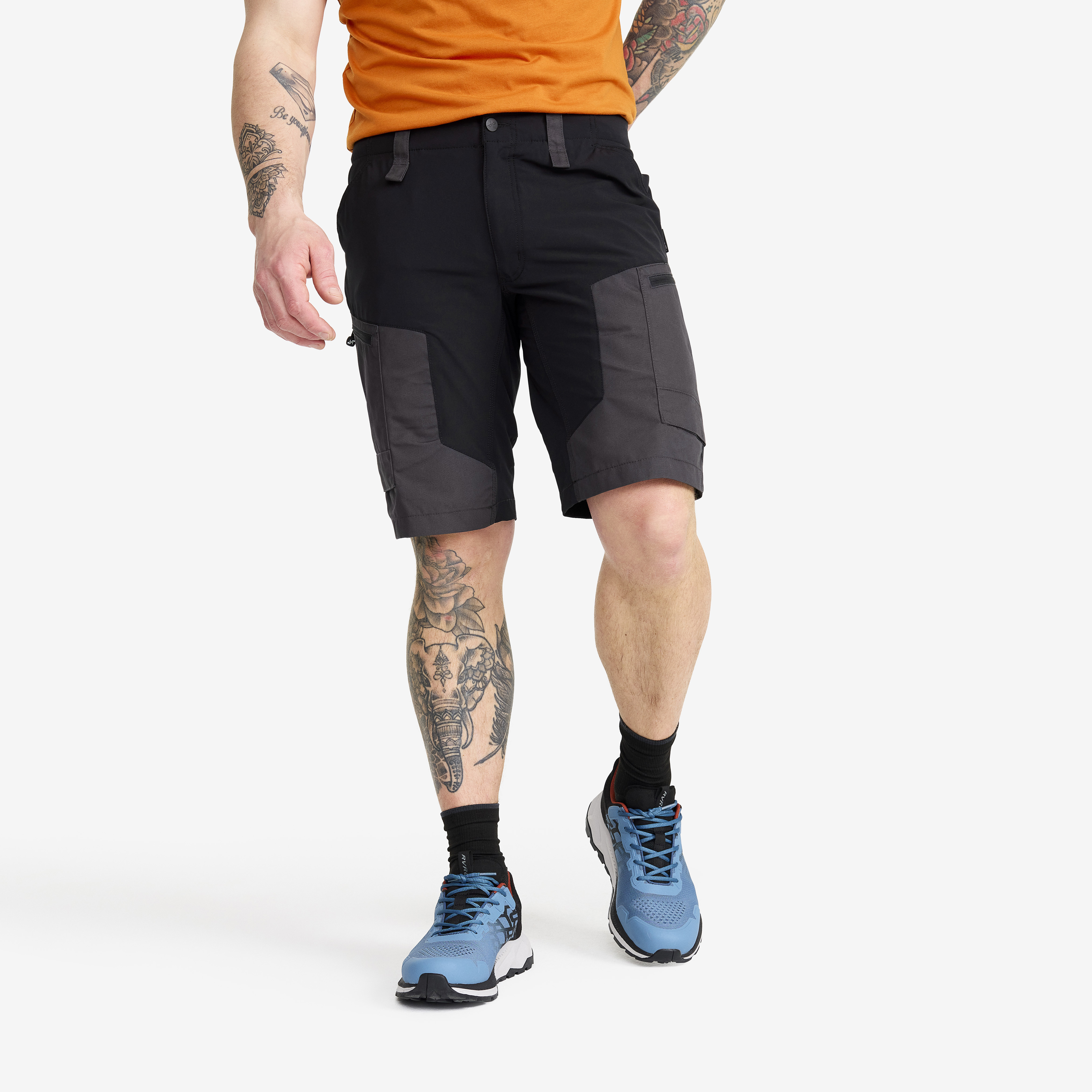 RVRC GP shorts for men in black