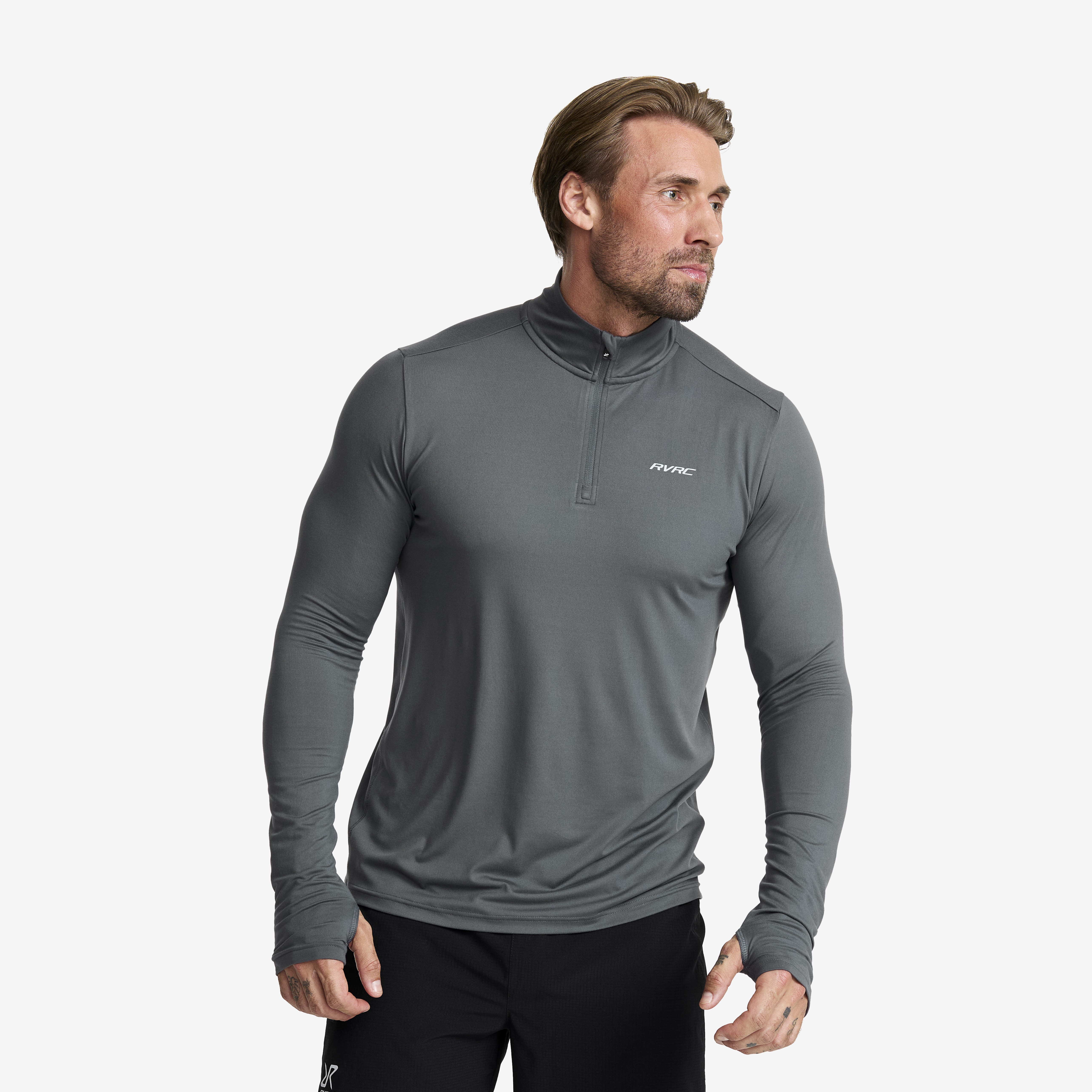 Impulse Half-zip Top Turbulence Blue Men,