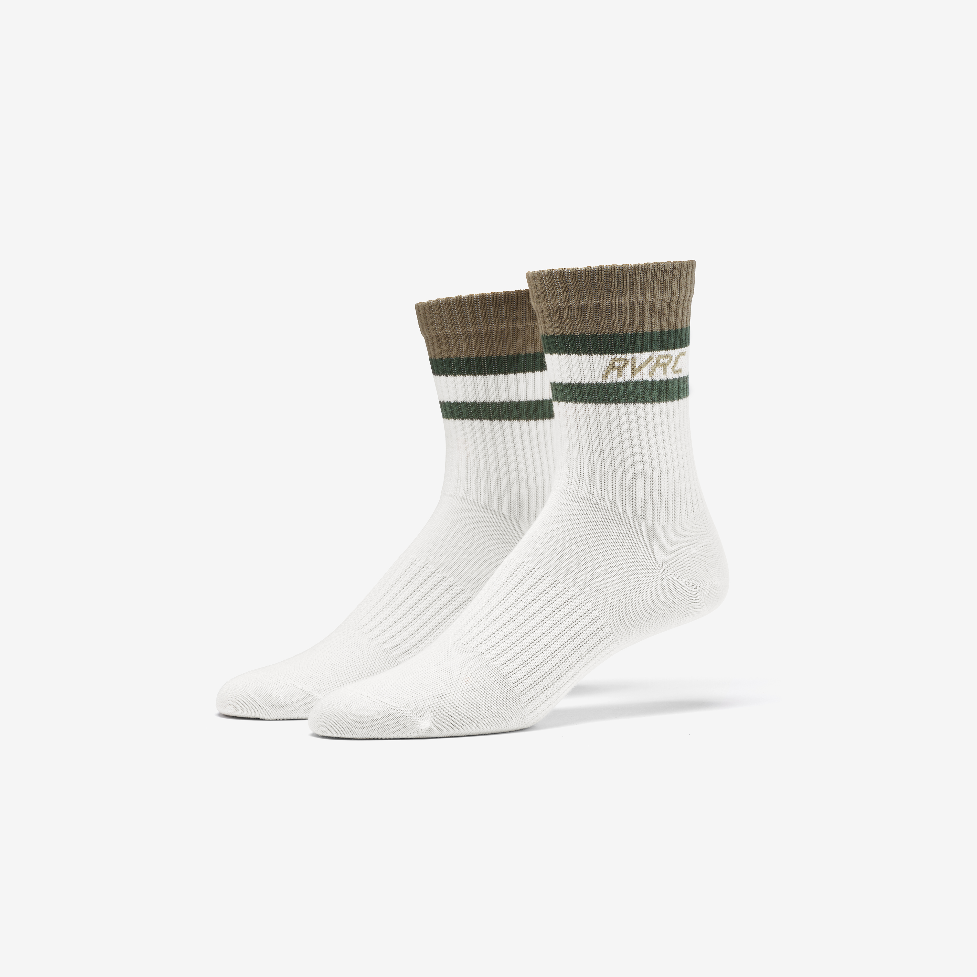 Daily Striped Socks Unisex Forest Night/Vetiver Green