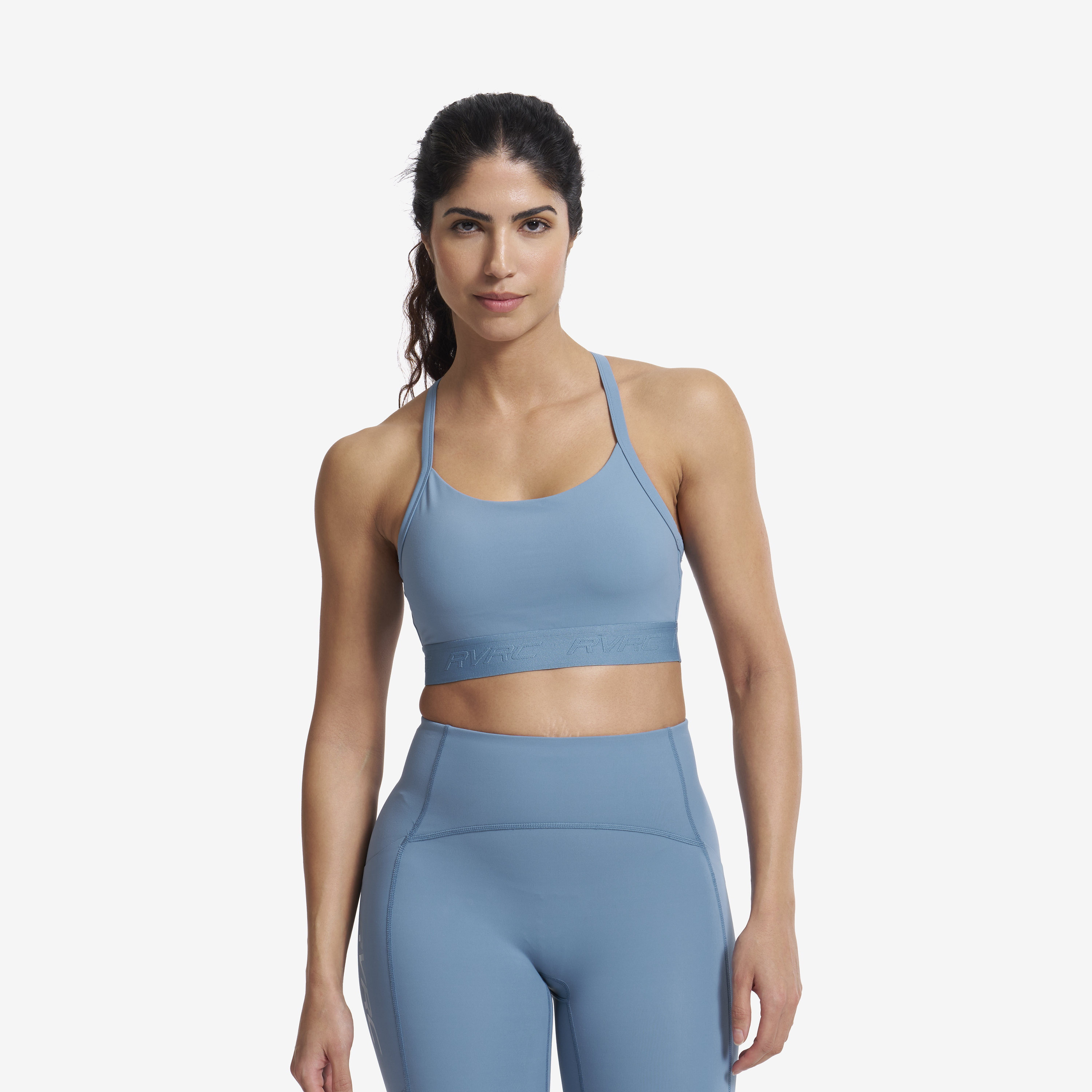 Aero Medium Sports Bra Captain's Blue Women, 