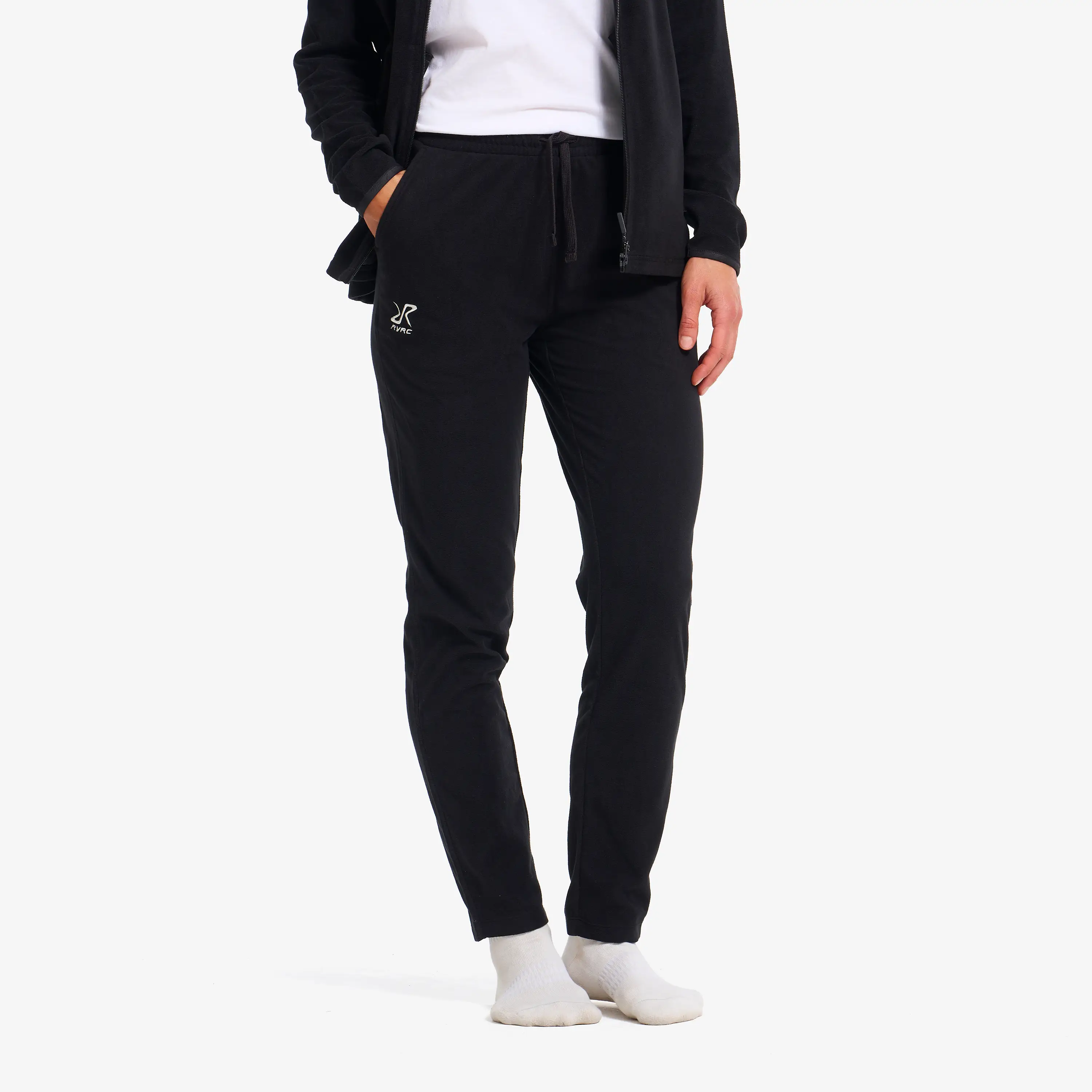 Hiker Fleece Pants Black Dam,