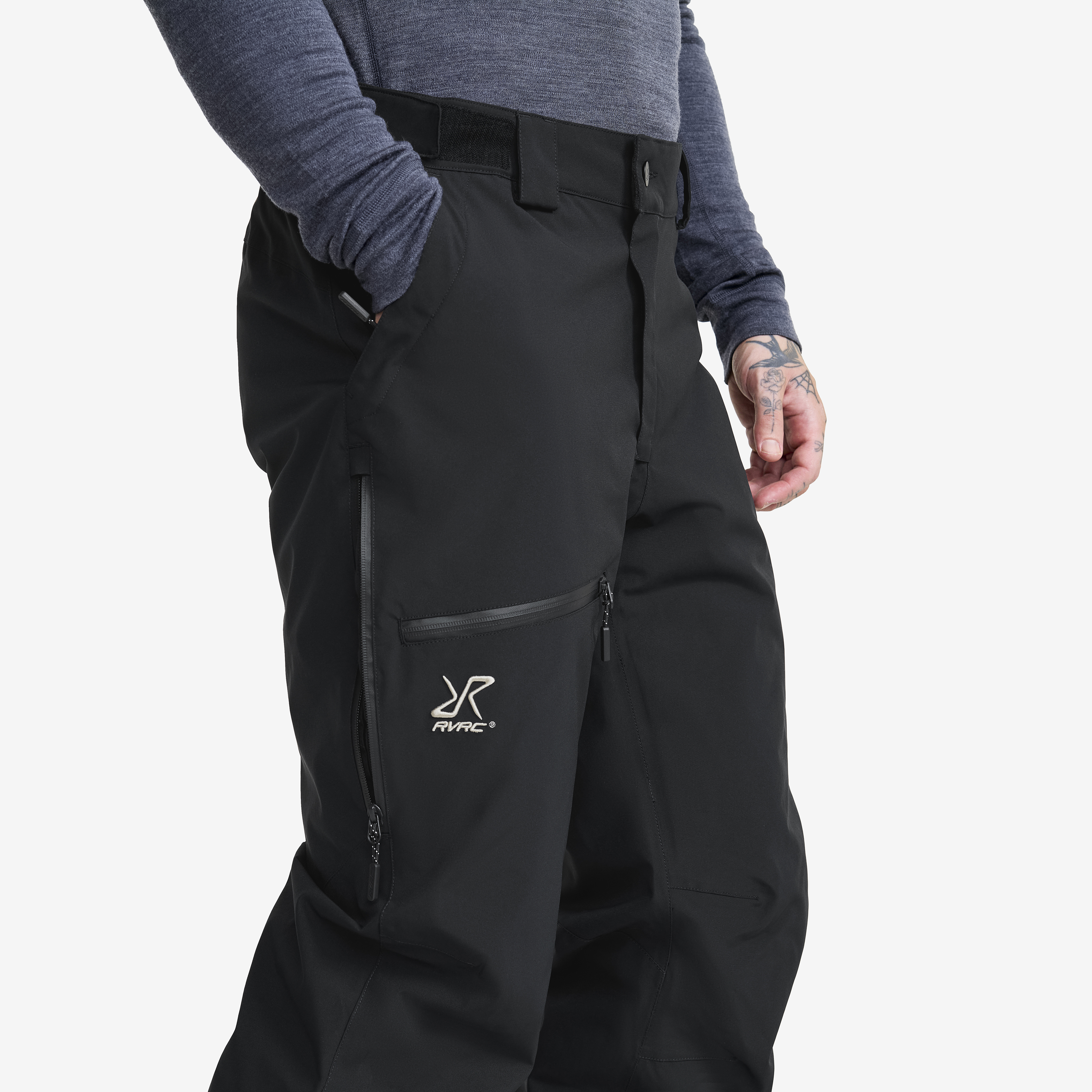 AccXel Insulated 2L Snow Pants Men Black | RevolutionRace