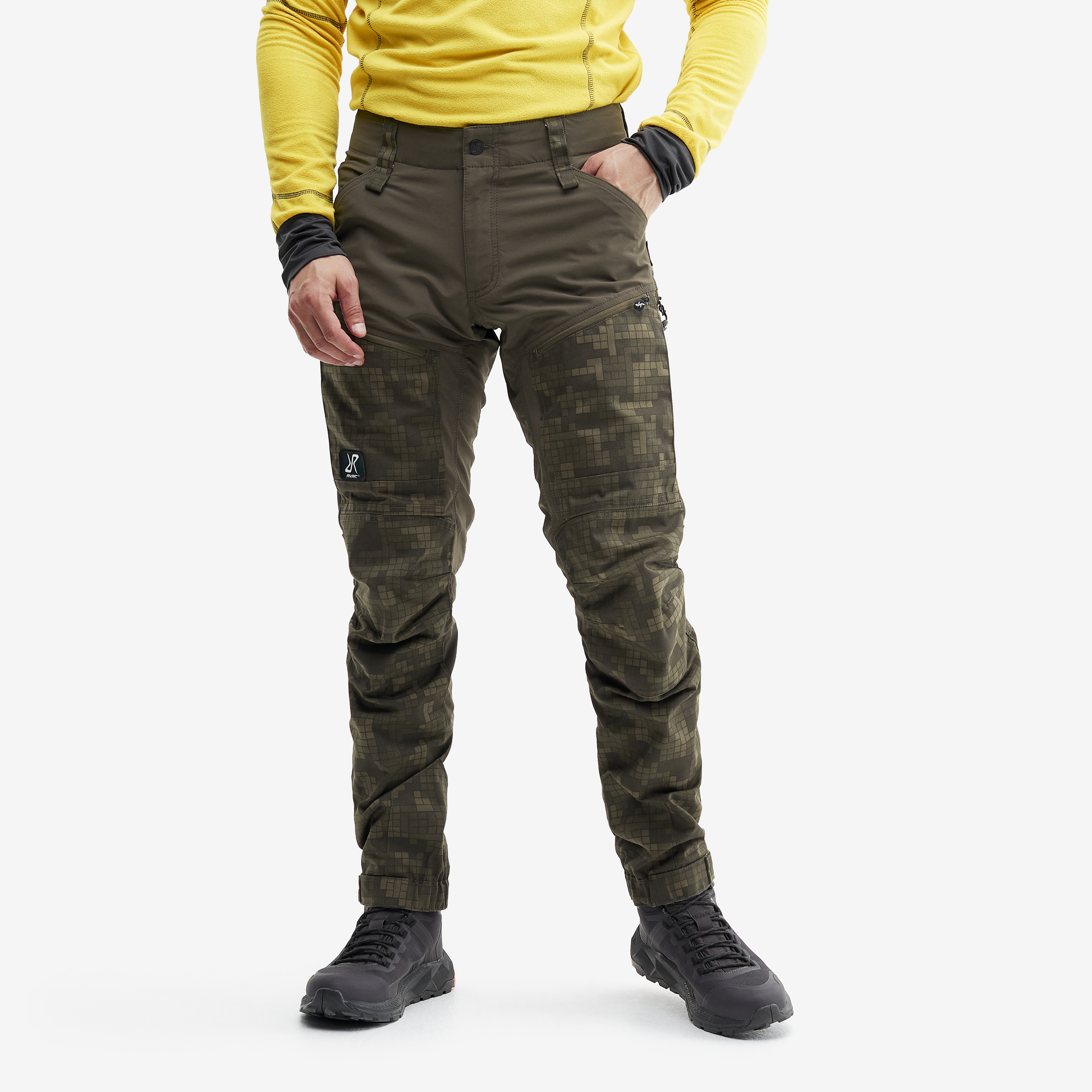 RVRC GP Pro hiking pants for men in brown