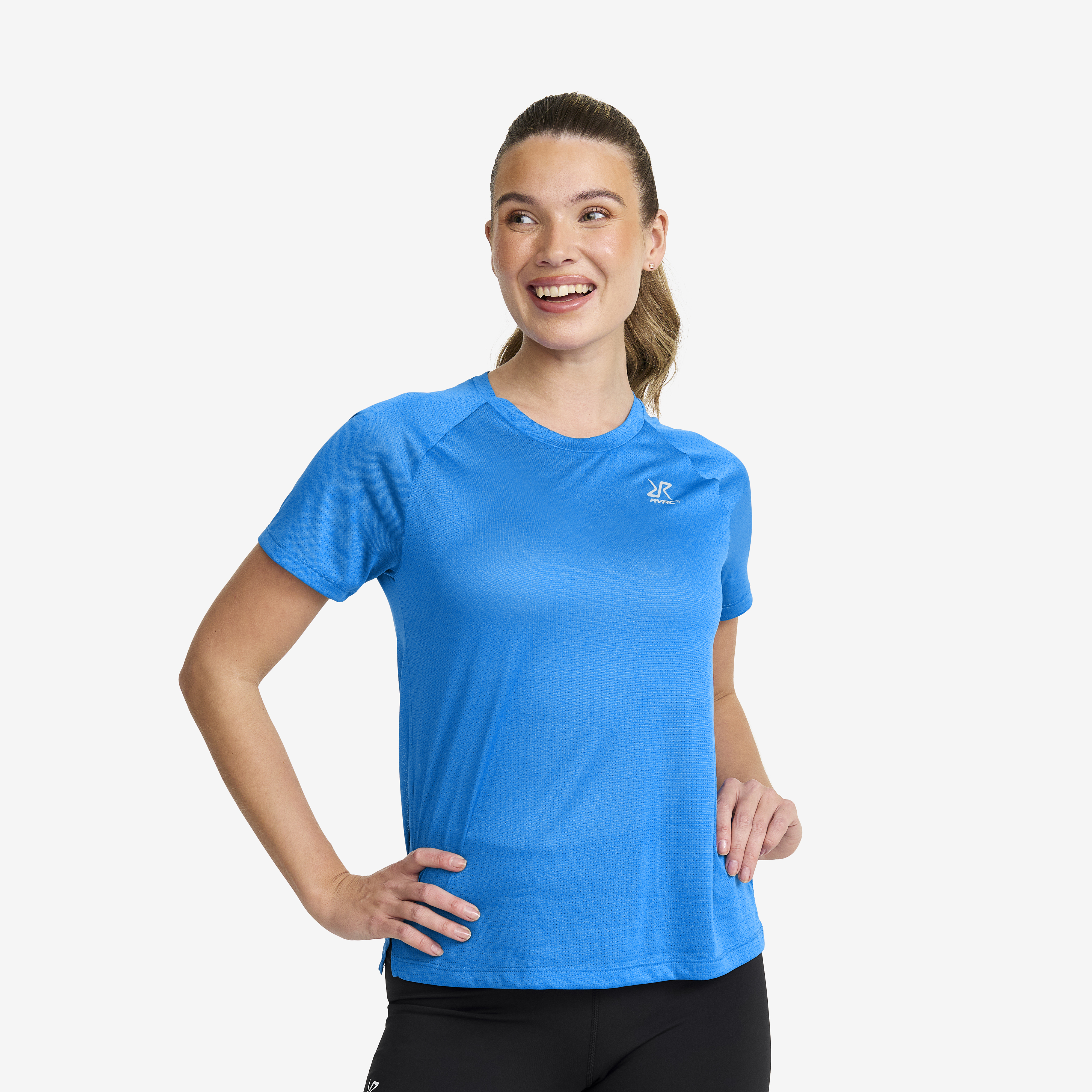 Intensity Light Crew Neck T-shirt French Blue Donna,