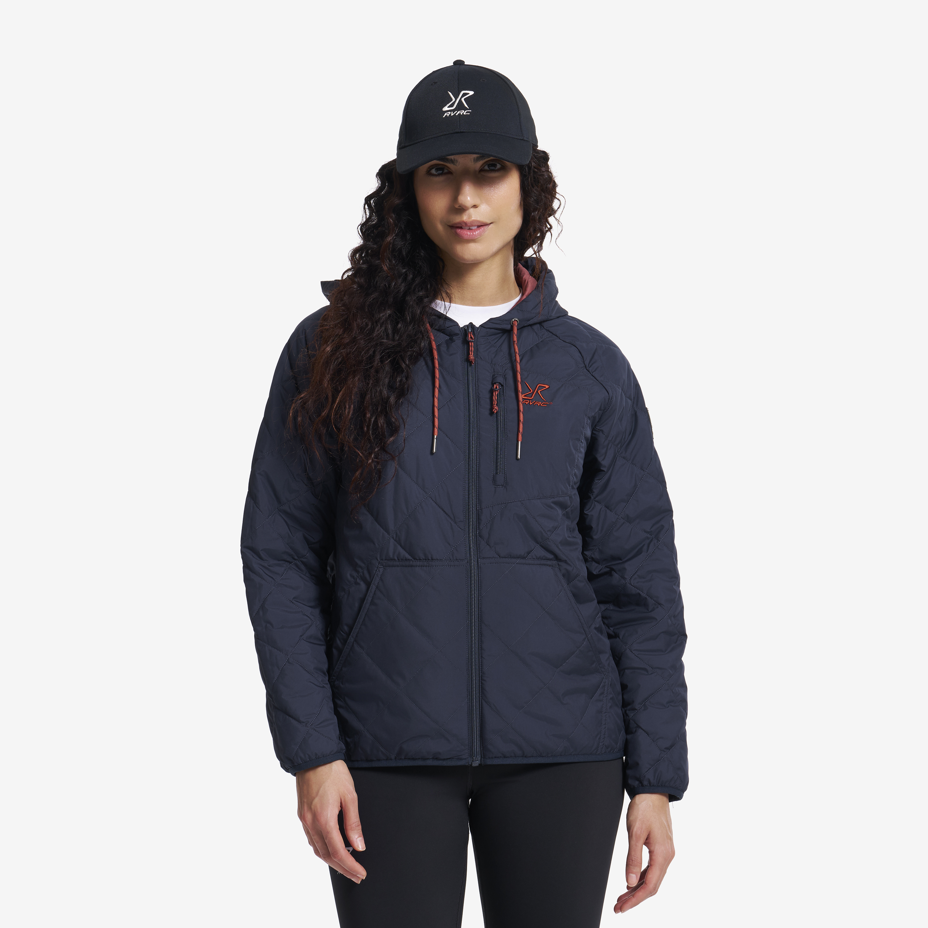 Tapa Quilt Insulated Jacket Deep Navy Femme,