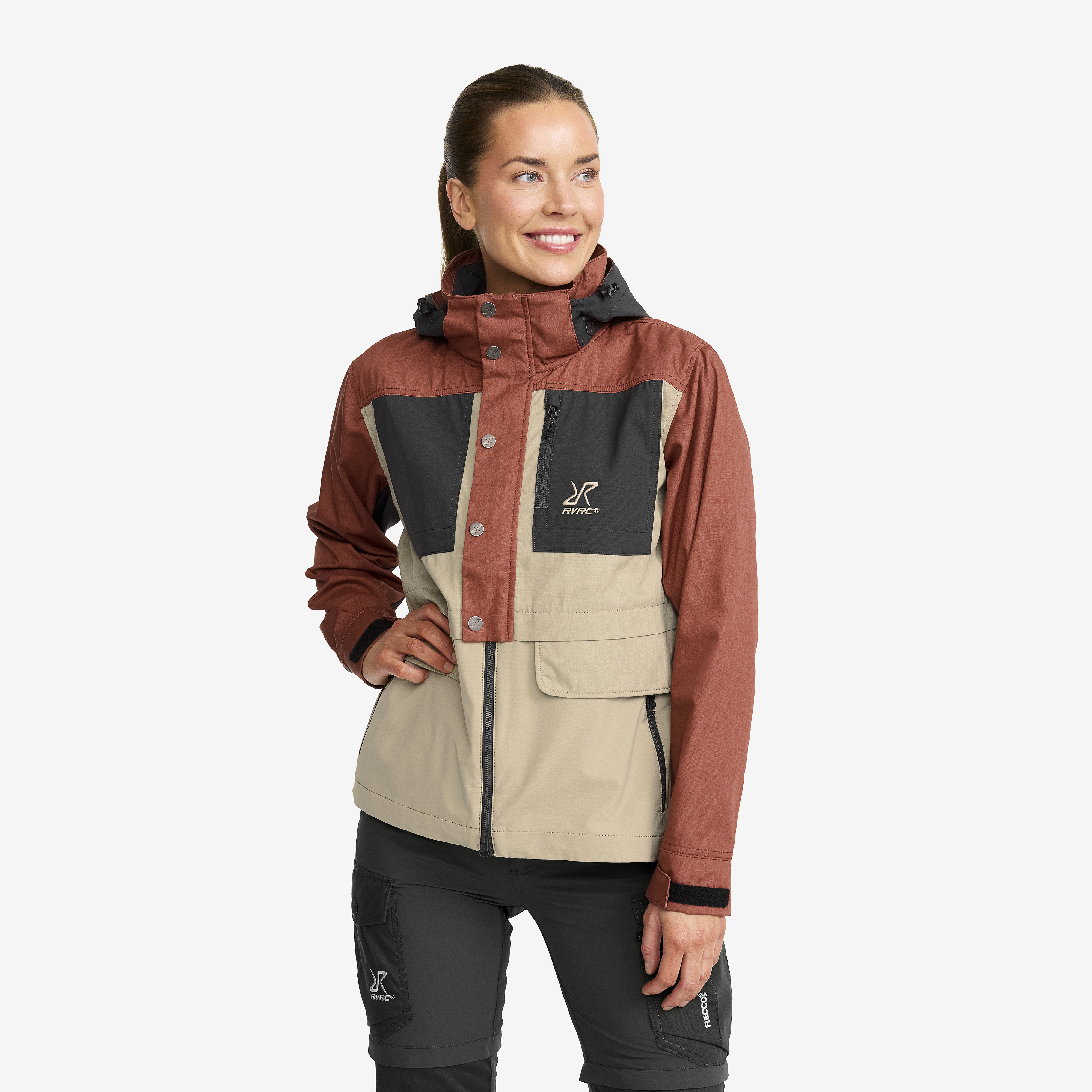 Rambler Lightweight Pro Jacket Pink Mahogany/Aluminium Damen