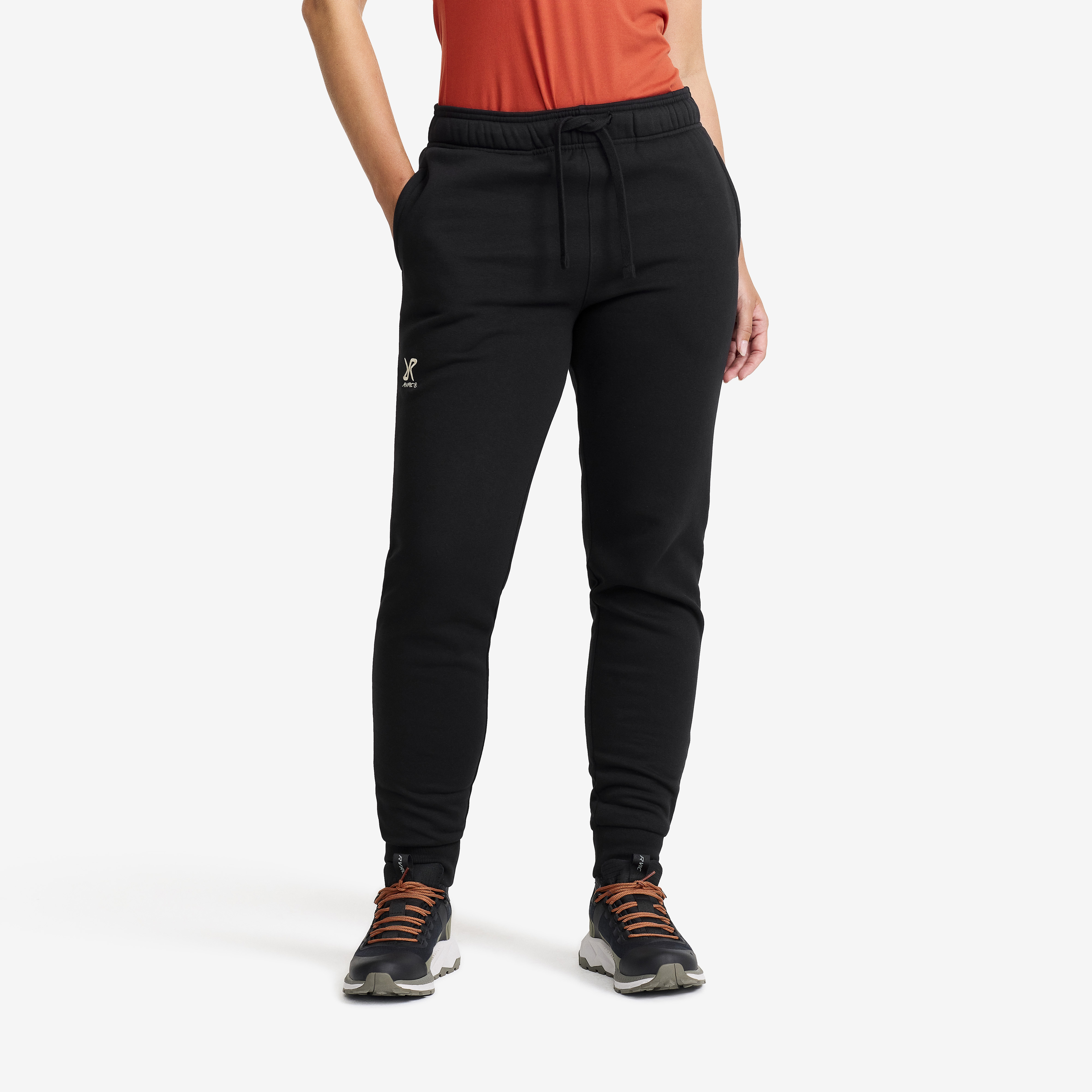 Black fleece joggers womens online