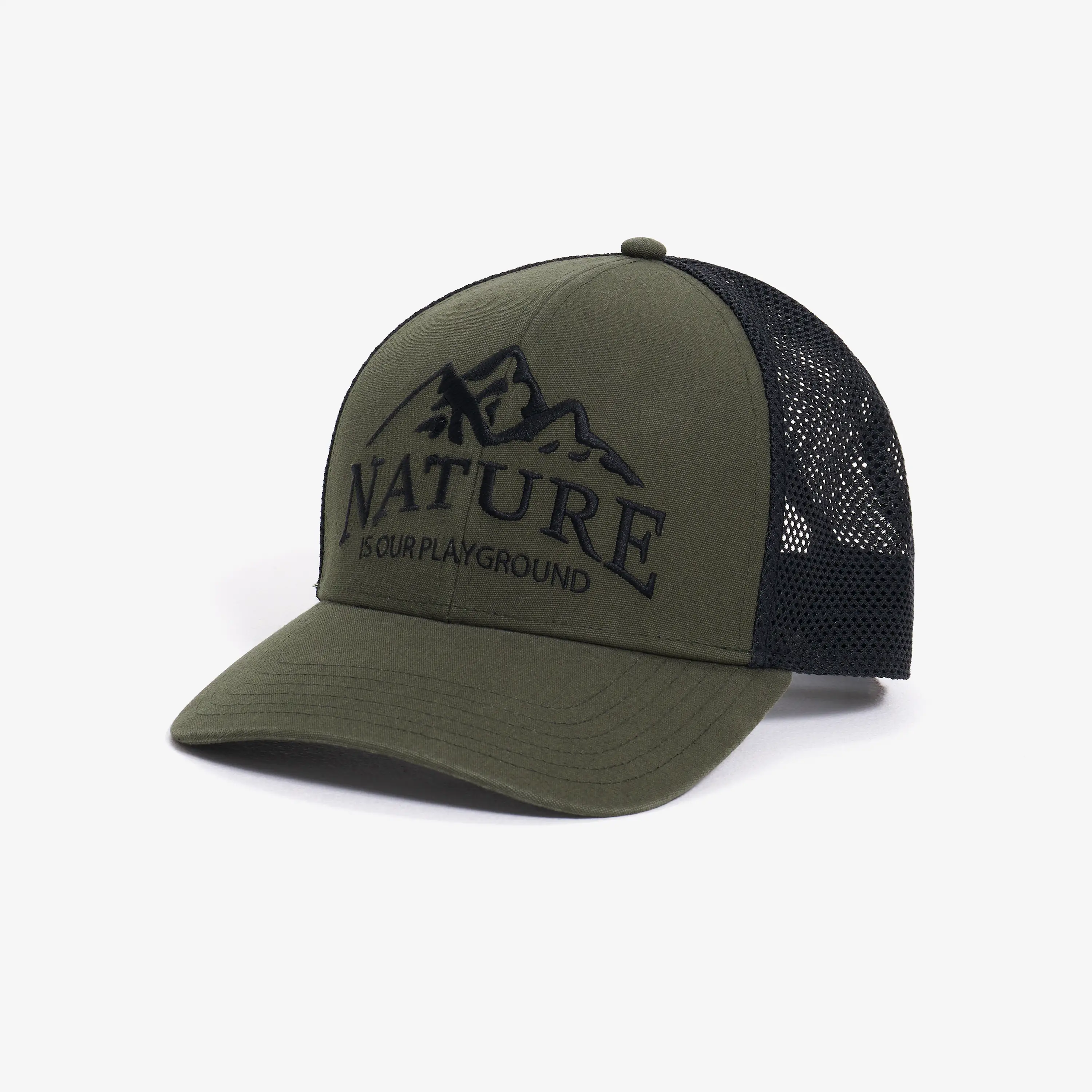Trucker Snapback Cap Unisex Grape Leaf