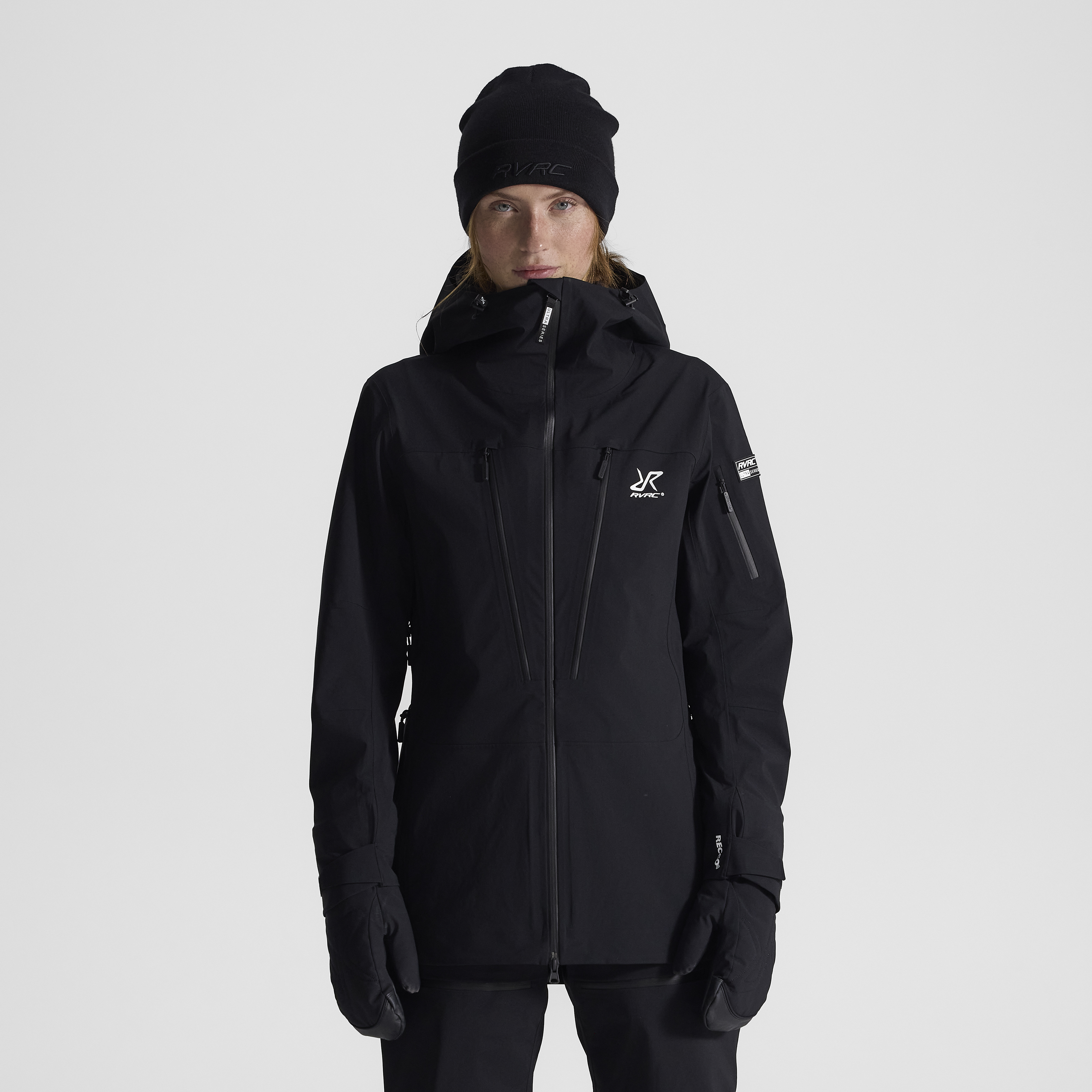 Ultra 3L Shell Jacket Dam Black, :2XL