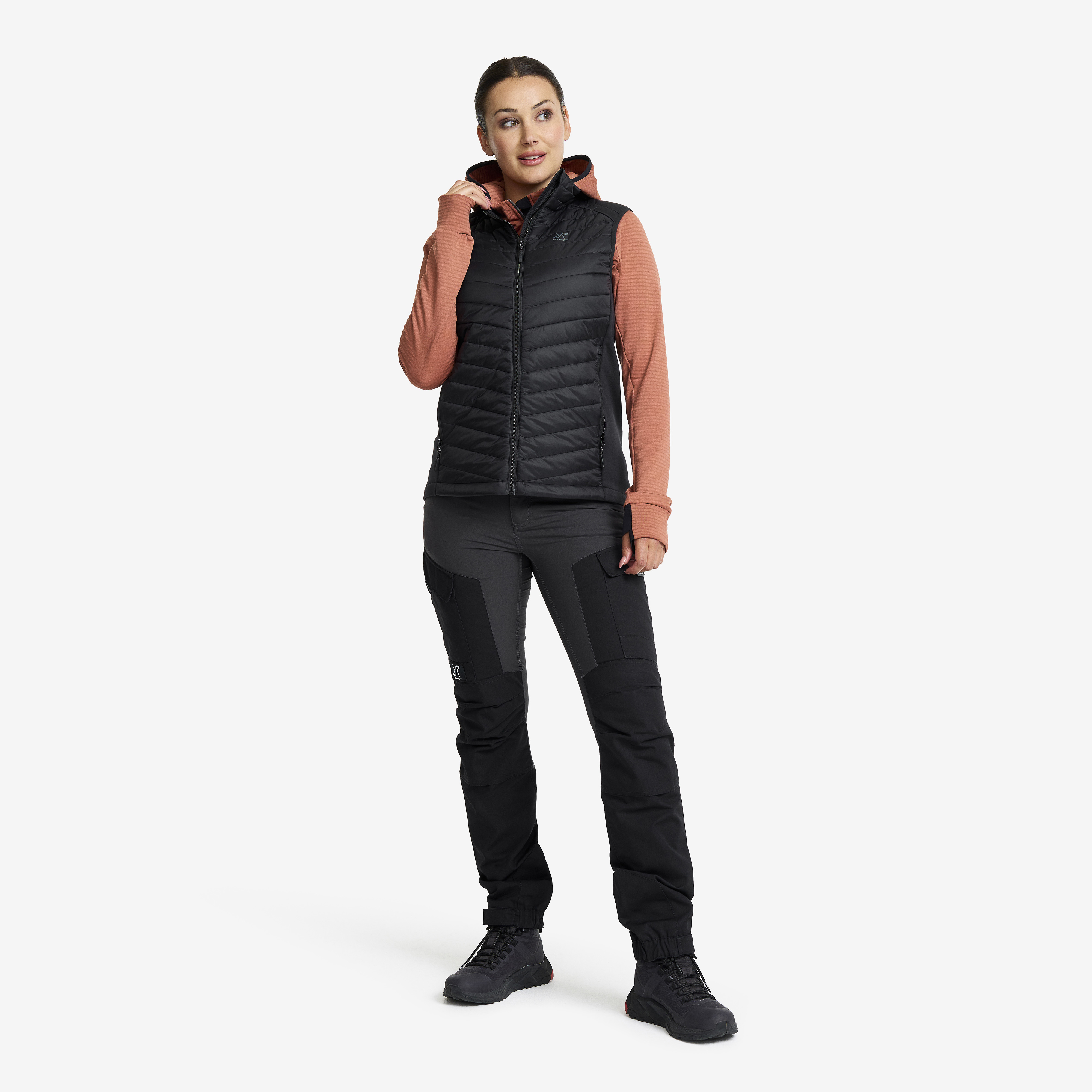 Veste RevolutionRace Radical Insulate Femme - Légère, Isolante, Capuche Amovible, Usage Quotidien Outdoor