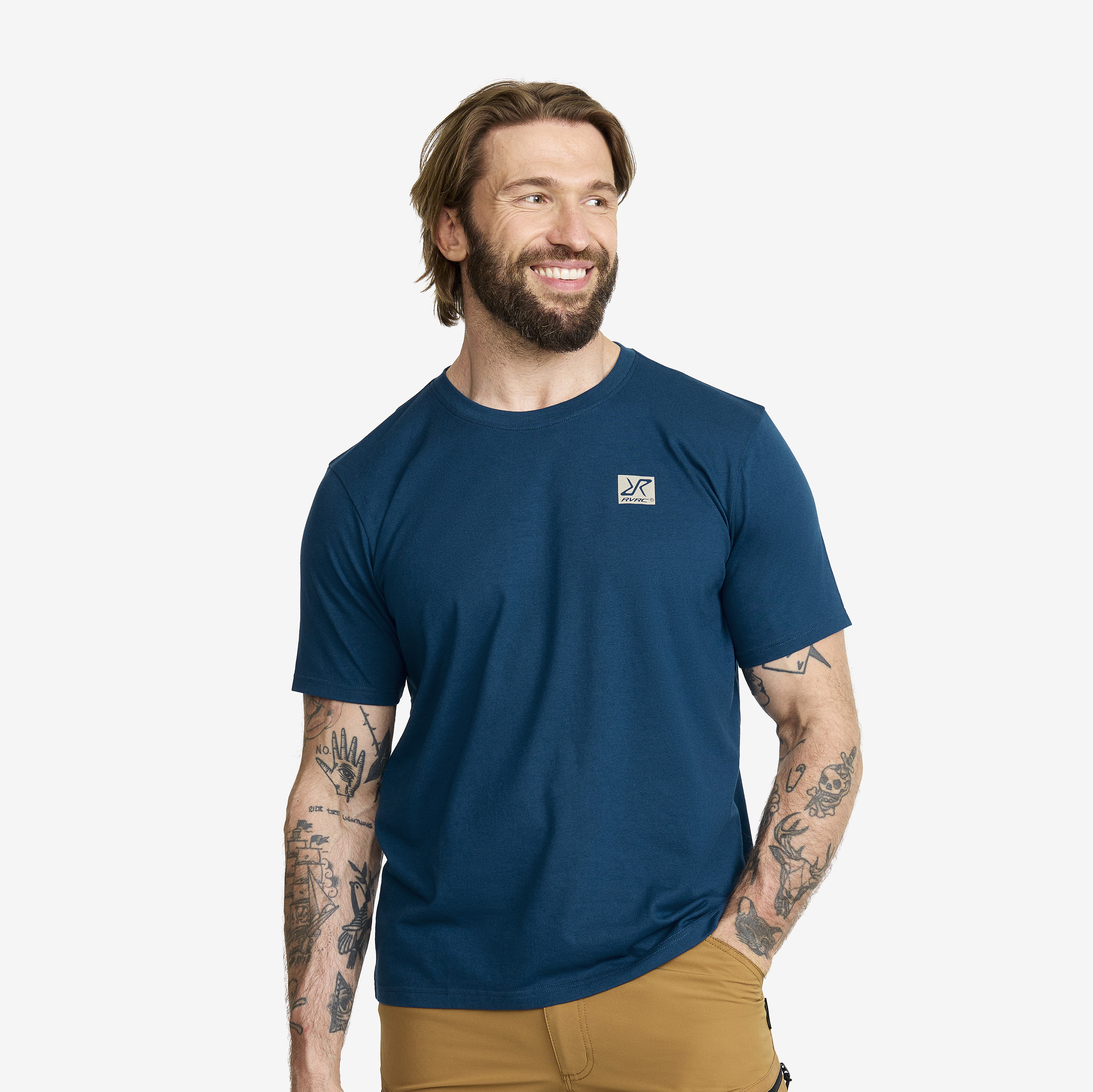 Easy T-shirt Blue Opal Herr