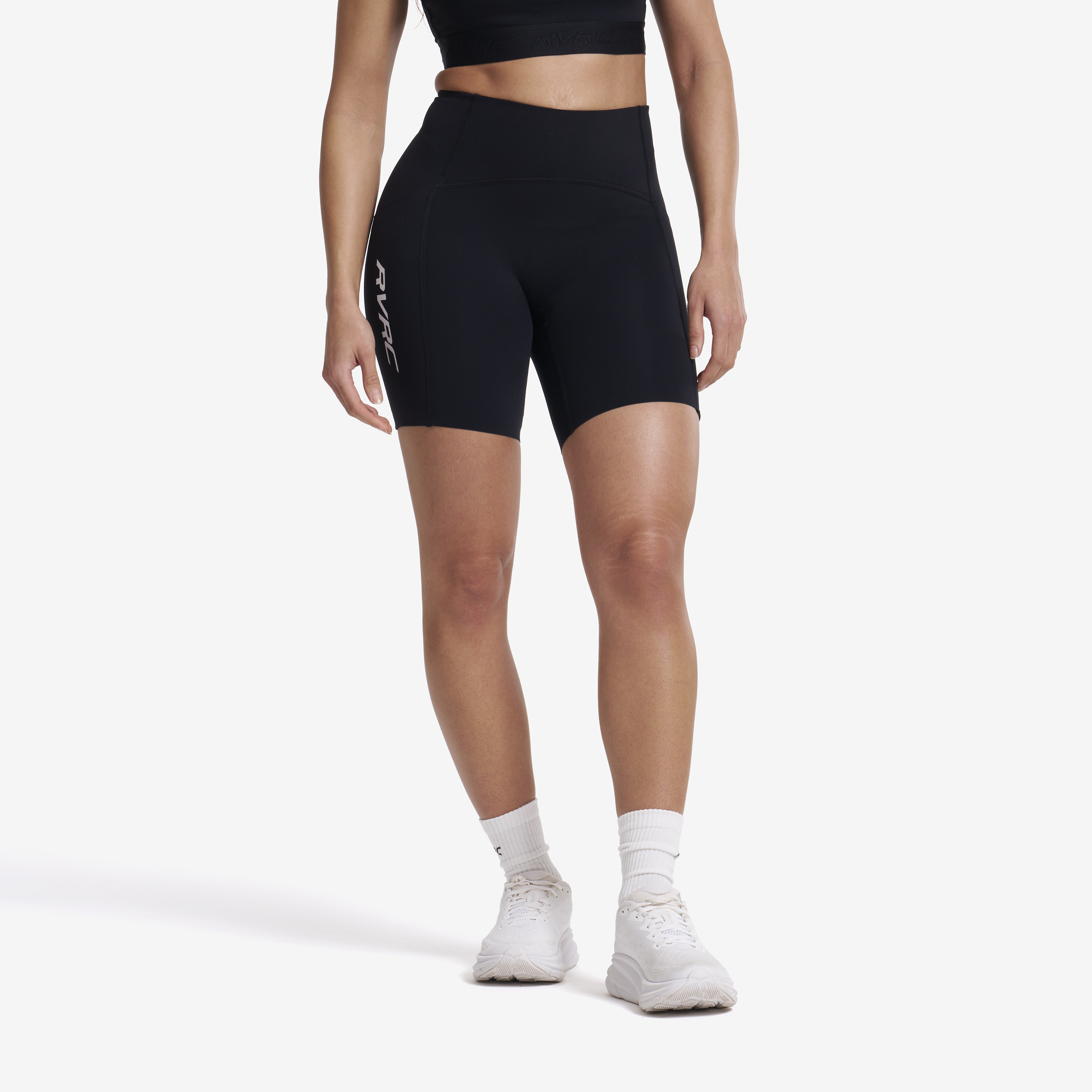 Aero Pocket Running Biker Shorts Dame Black, Størrelse:2XL - Outdoor Tights